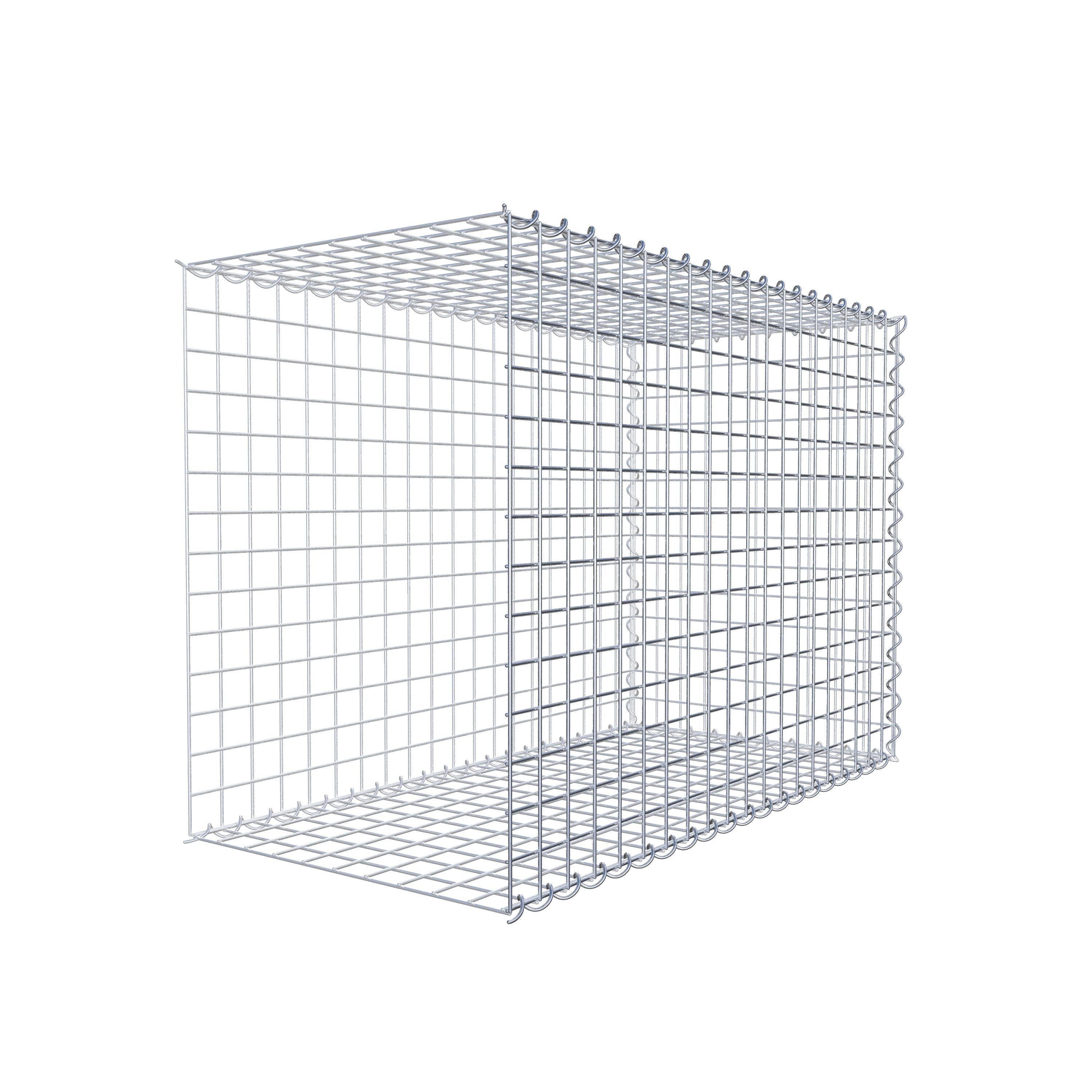 Gavión complementario tipo 2 100 cm x 70 cm x 50 cm (L x A x P), malla 5 cm x 5 cm, espiral