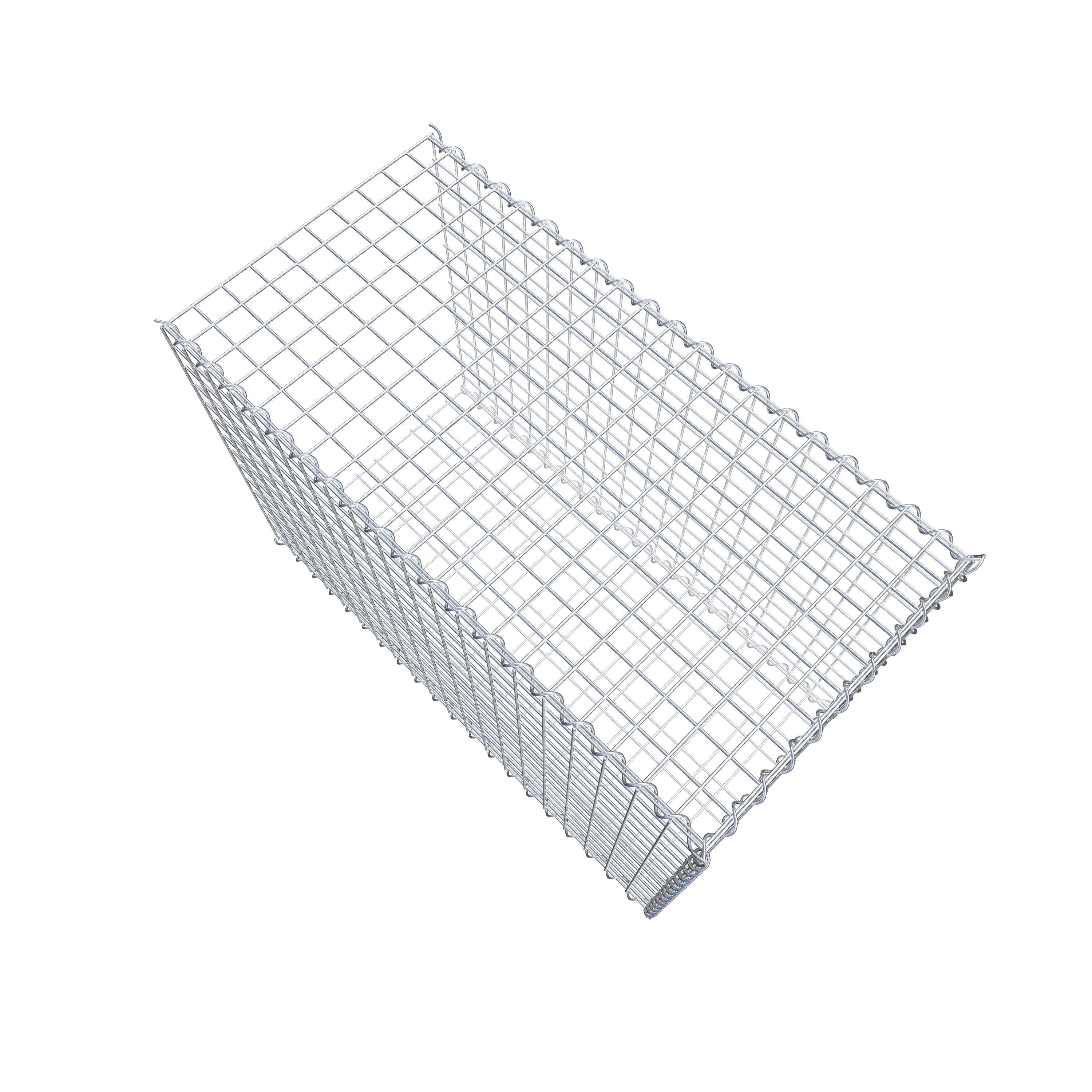 Gavión complementario tipo 2 100 cm x 70 cm x 50 cm (L x A x P), malla 5 cm x 5 cm, espiral