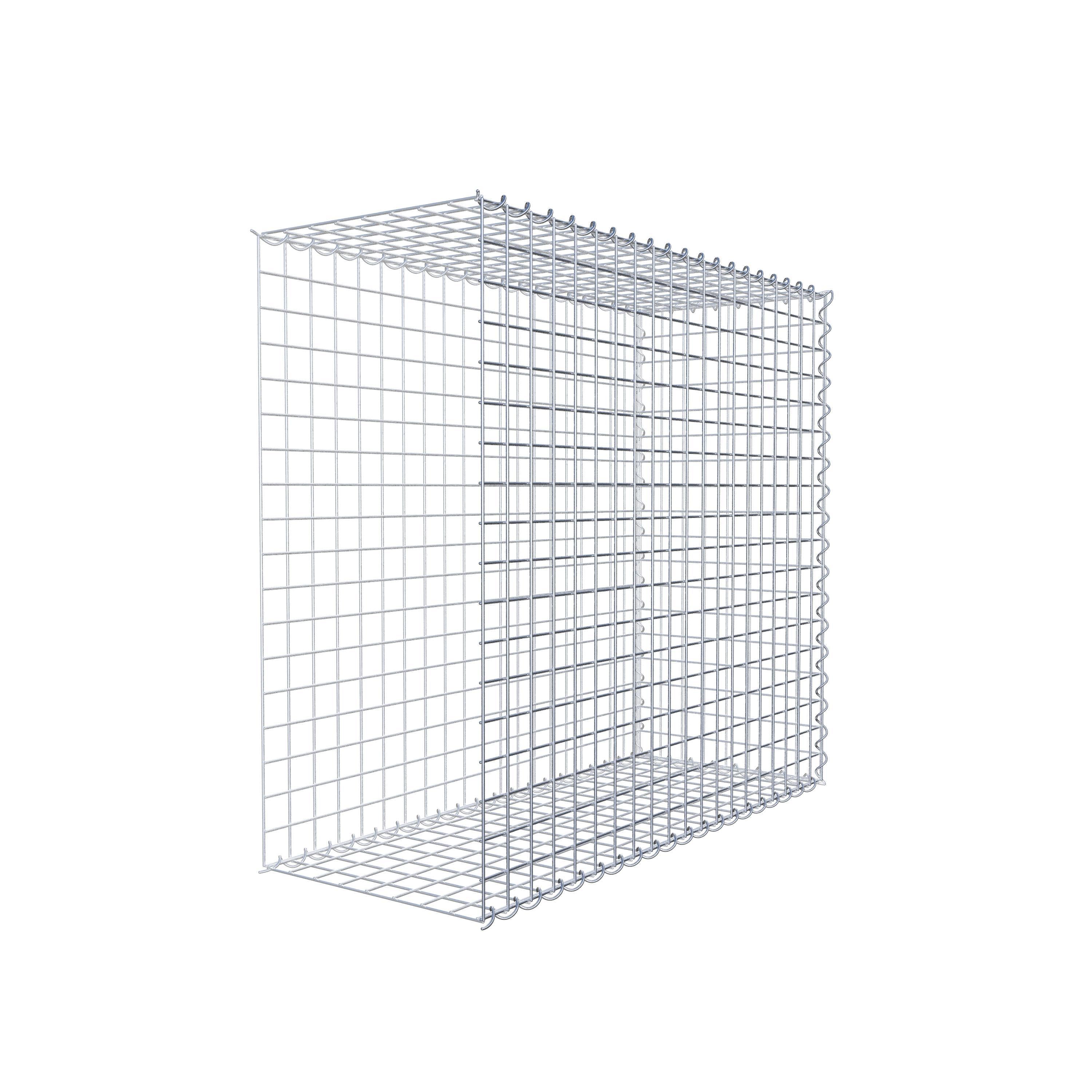 Gabion rapporté type 2 100 cm x 90 cm x 40 cm (L x H x P), mailles 5 cm x 5 cm, spirale