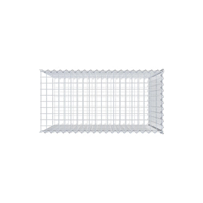 Extra gabion typ 2 100 cm x 90 cm x 50 cm (L x H x D), maskstorlek 5 cm x 5 cm, spiral