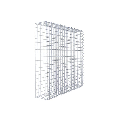 Gabbione aggiuntivo tipo 2 100 cm x 100 cm x 20 cm (L x H x P), dimensione maglia 5 cm x 5 cm, a spirale