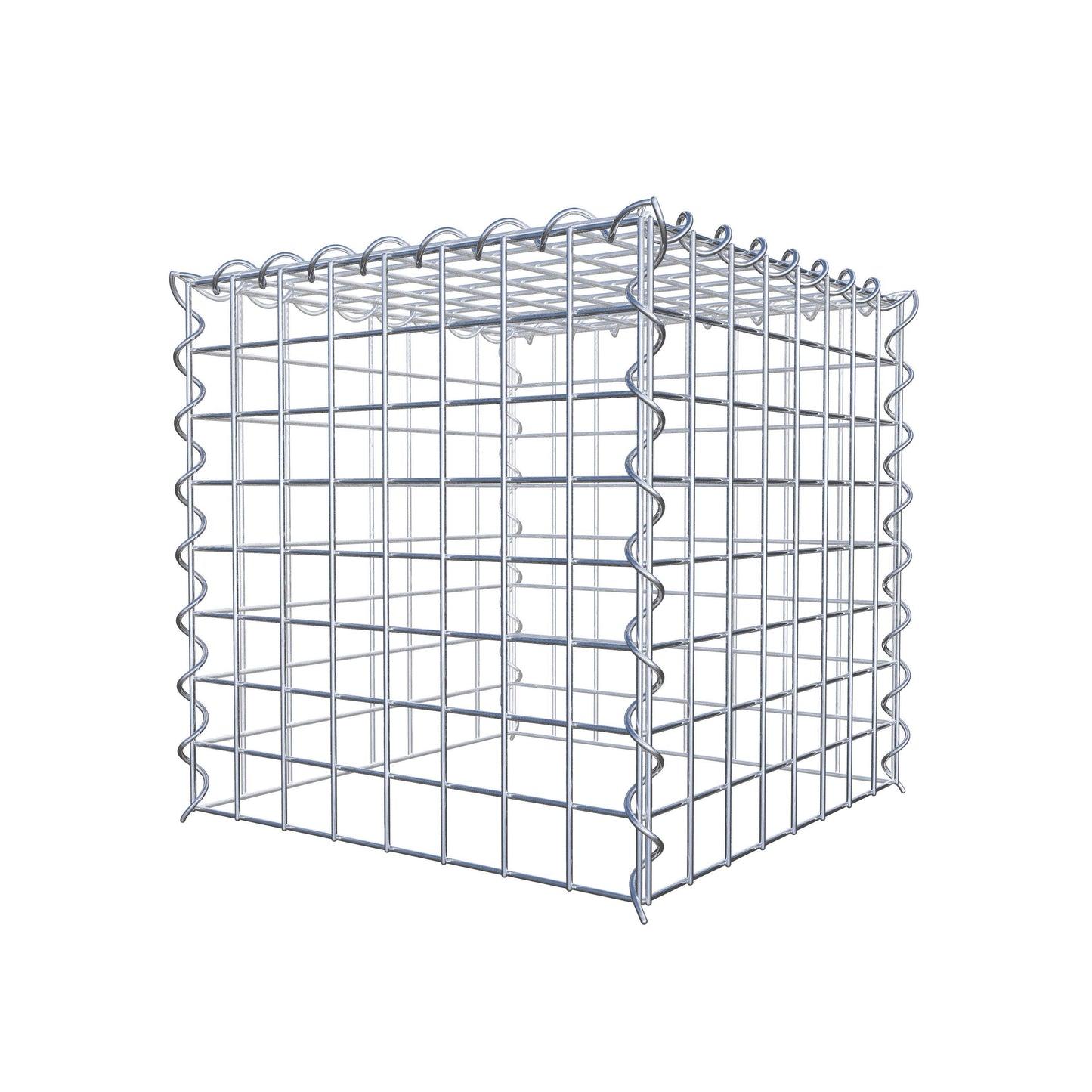 Extra gabion typ 3 40 cm x 40 cm x 40 cm (L x H x D), maskstorlek 5 cm x 5 cm, spiral