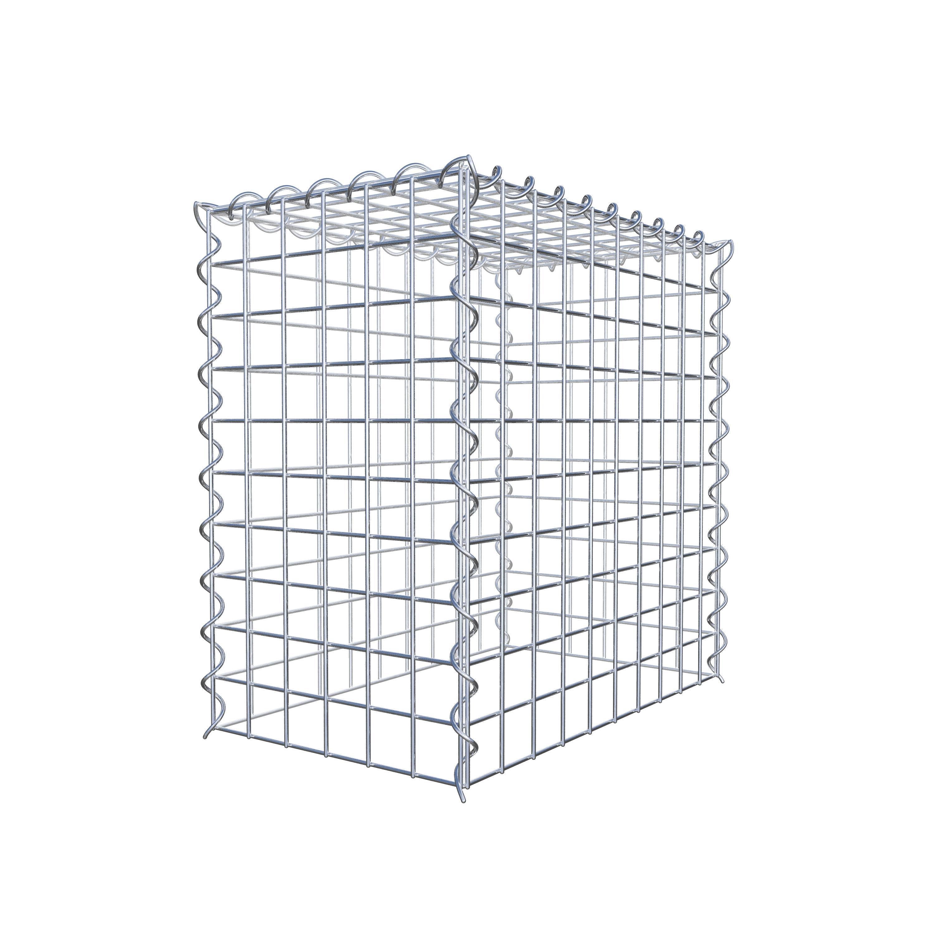 Extra gabion typ 3 50 cm x 50 cm x 30 cm (L x H x D), maskstorlek 5 cm x 5 cm, spiral