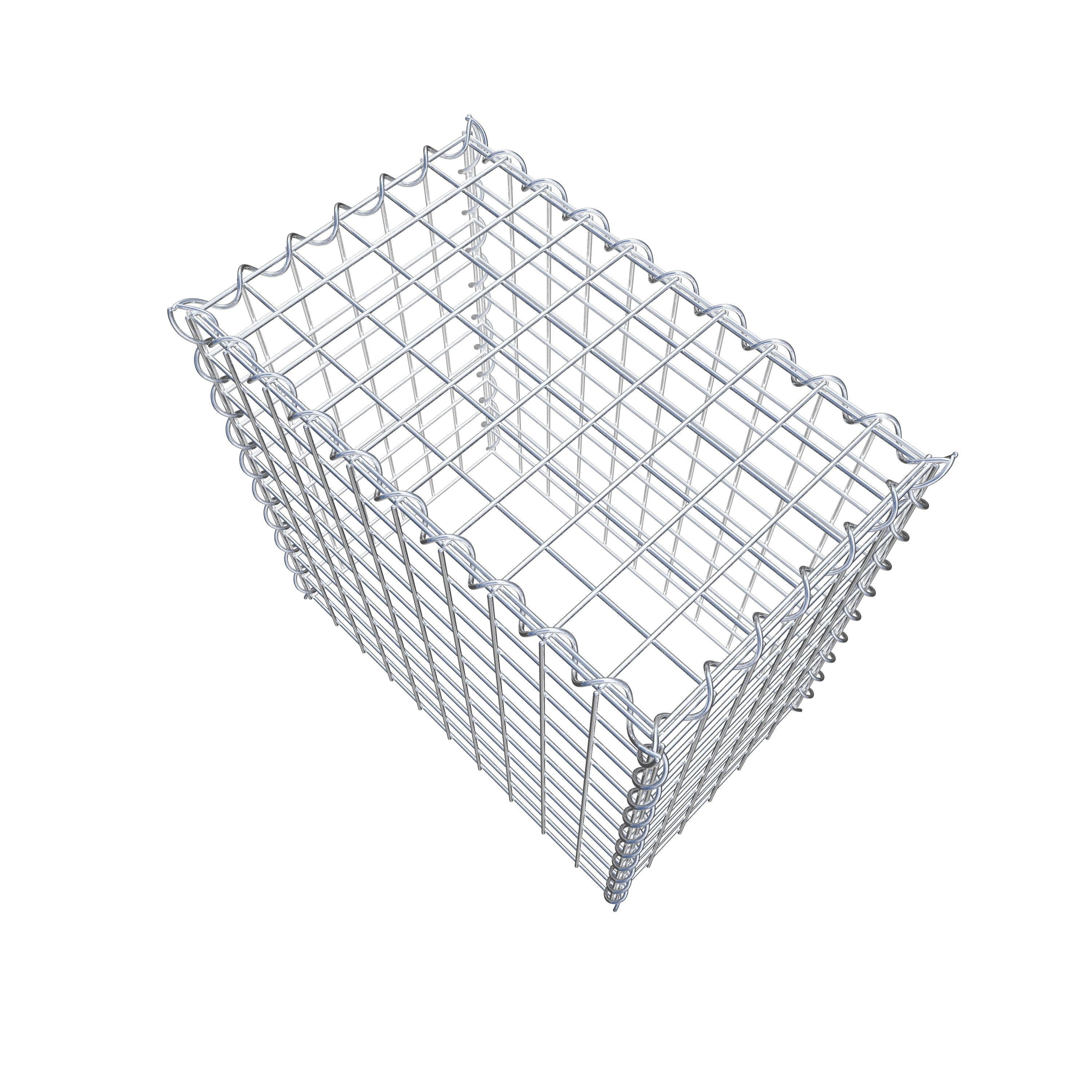 Extra gabion typ 3 50 cm x 50 cm x 30 cm (L x H x D), maskstorlek 5 cm x 5 cm, spiral