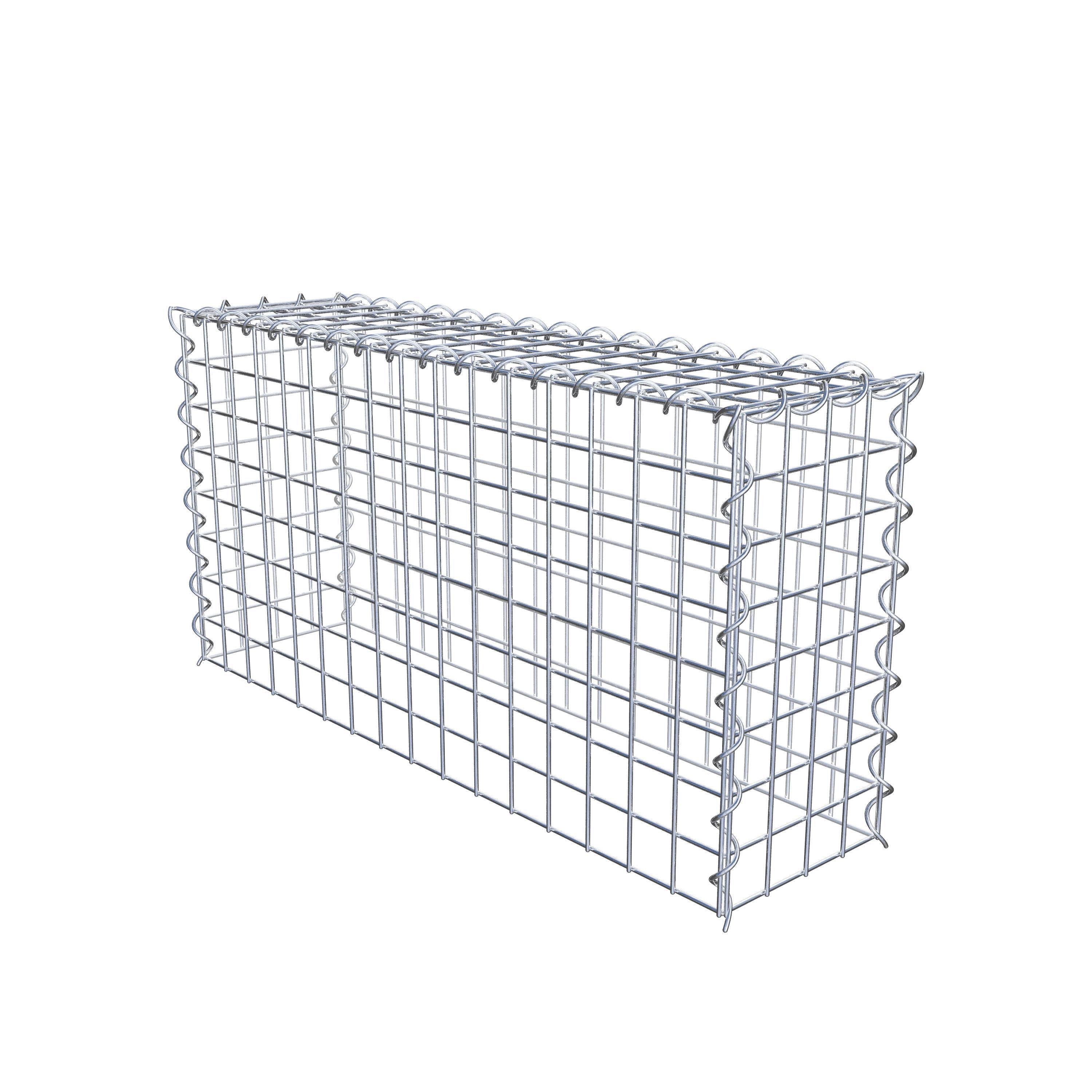 Extra gabion typ 3 80 cm x 40 cm x 20 cm (L x H x D), maskstorlek 5 cm x 5 cm, spiral