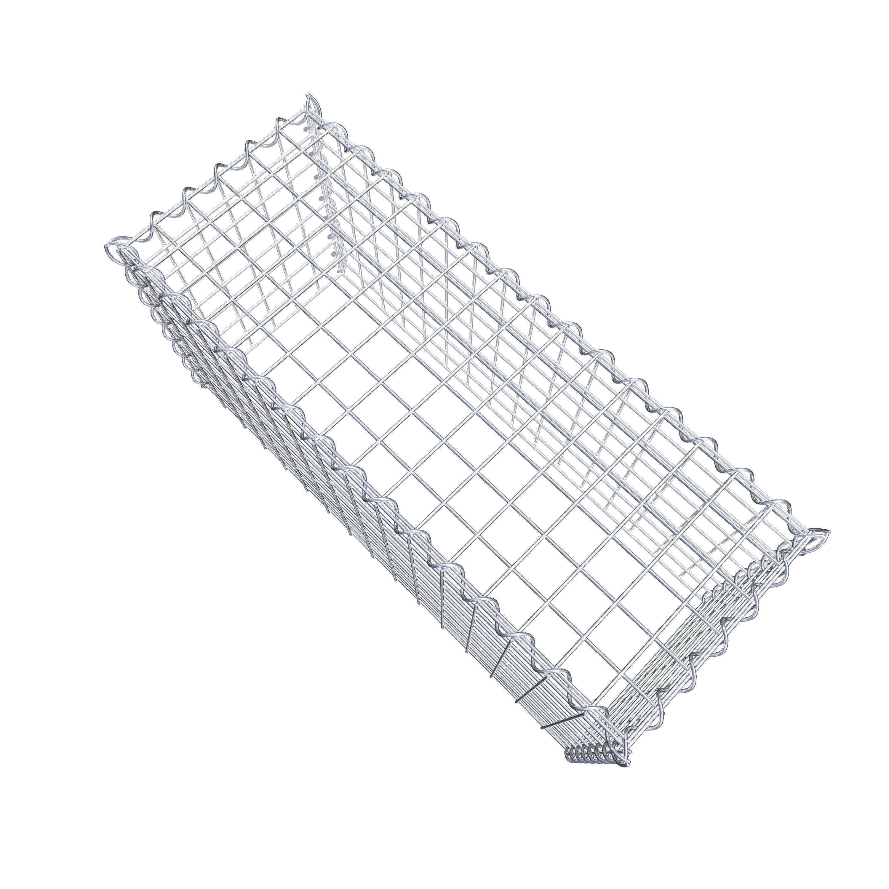 Extra gabion typ 3 80 cm x 40 cm x 30 cm (L x H x D), maskstorlek 5 cm x 5 cm, spiral