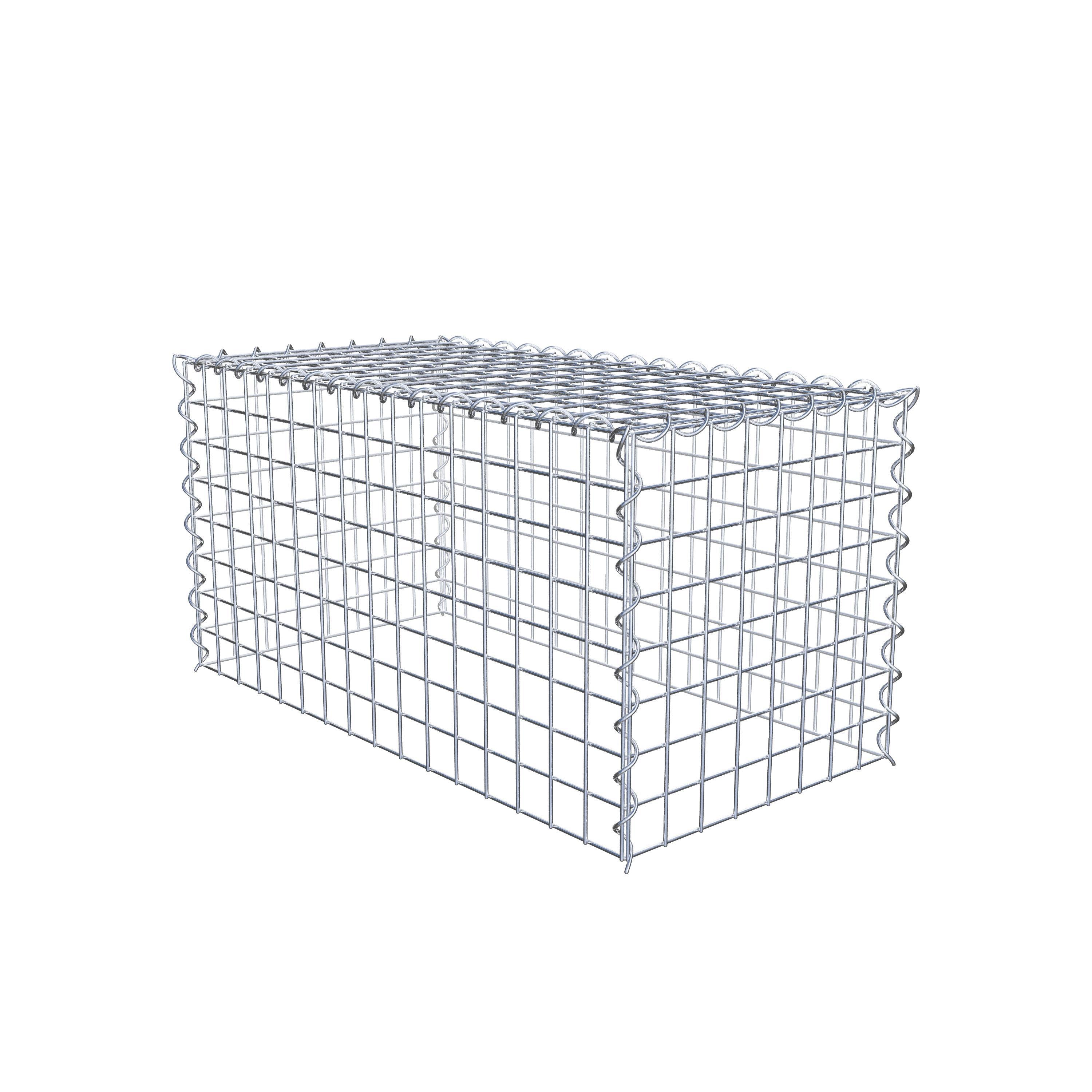 Extra gabion typ 3 80 cm x 40 cm x 40 cm (L x H x D), maskstorlek 5 cm x 5 cm, spiral