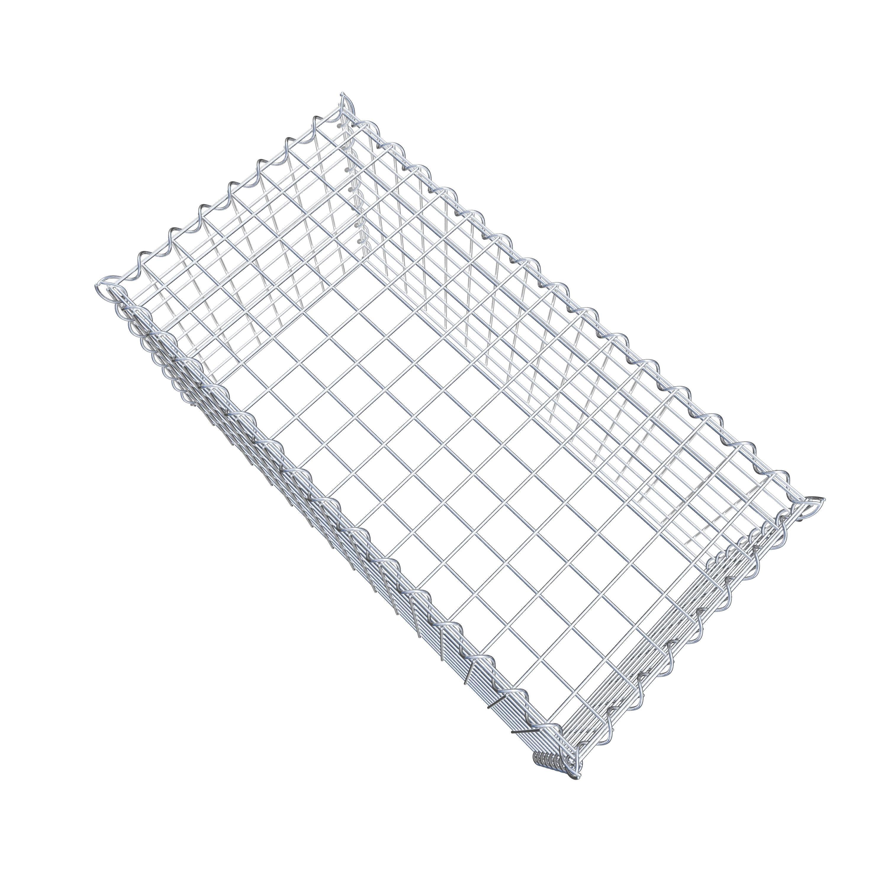 Extra gabion typ 3 80 cm x 40 cm x 40 cm (L x H x D), maskstorlek 5 cm x 5 cm, spiral