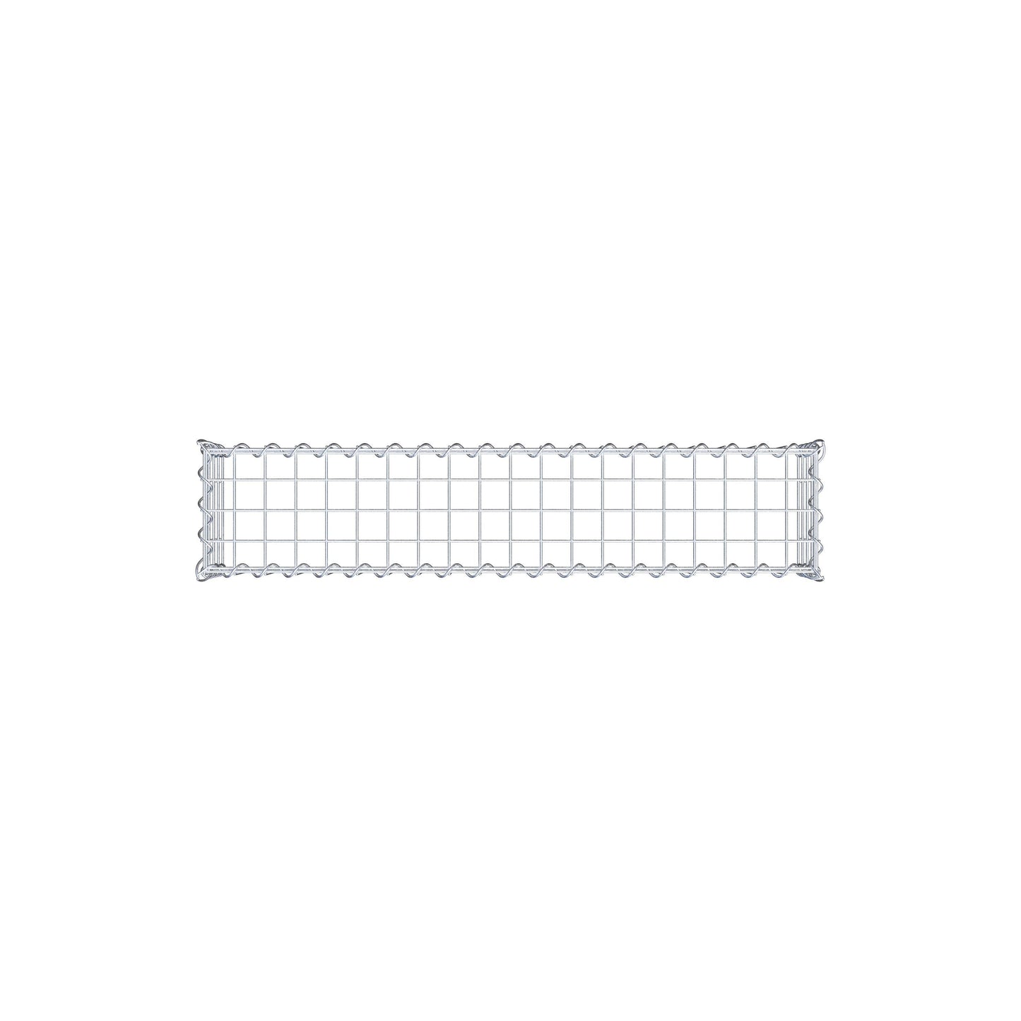Gabião tipo 3 100 cm x 20 cm x 20 cm (C x A x P), malhagem 5 cm x 5 cm, espiral