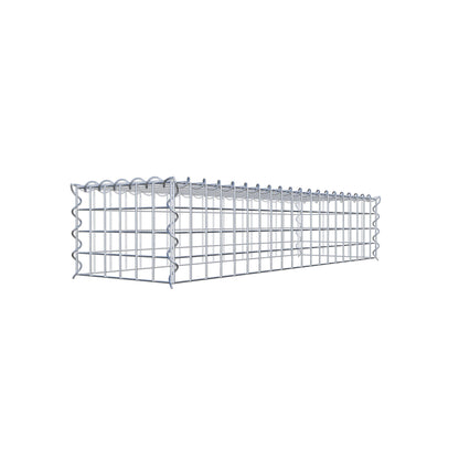 Gabião tipo 3 100 cm x 20 cm x 30 cm (C x A x P), malhagem 5 cm x 5 cm, espiral