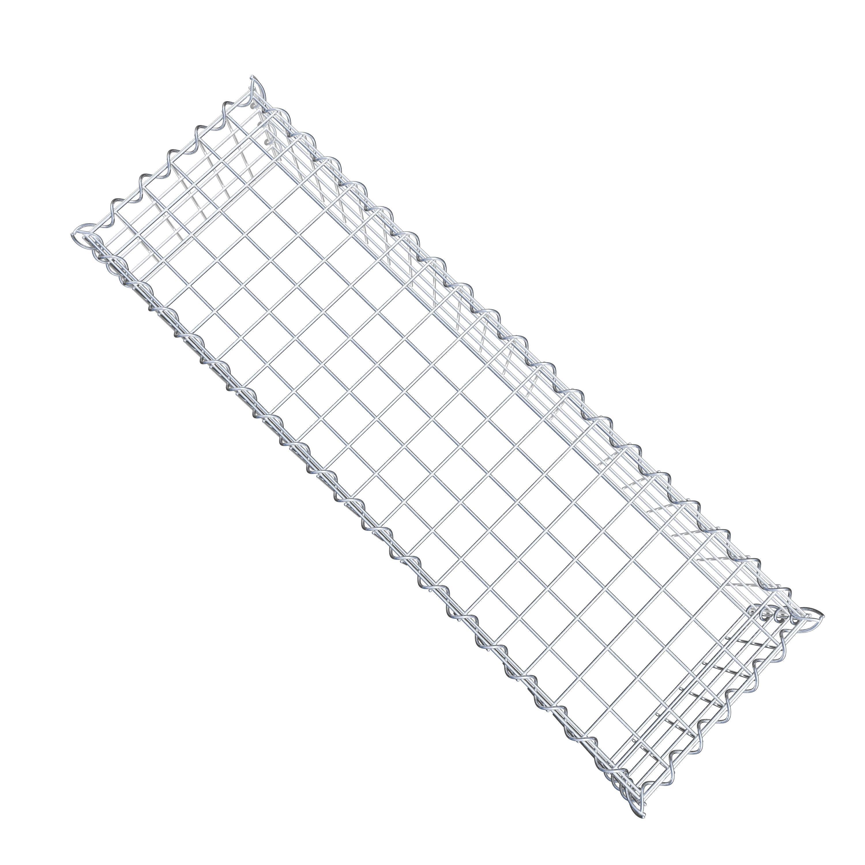 Grown-on gabion type 3 100 cm x 20 cm x 30 cm (L x H x D), mesh size 5 cm x 5 cm, spiral