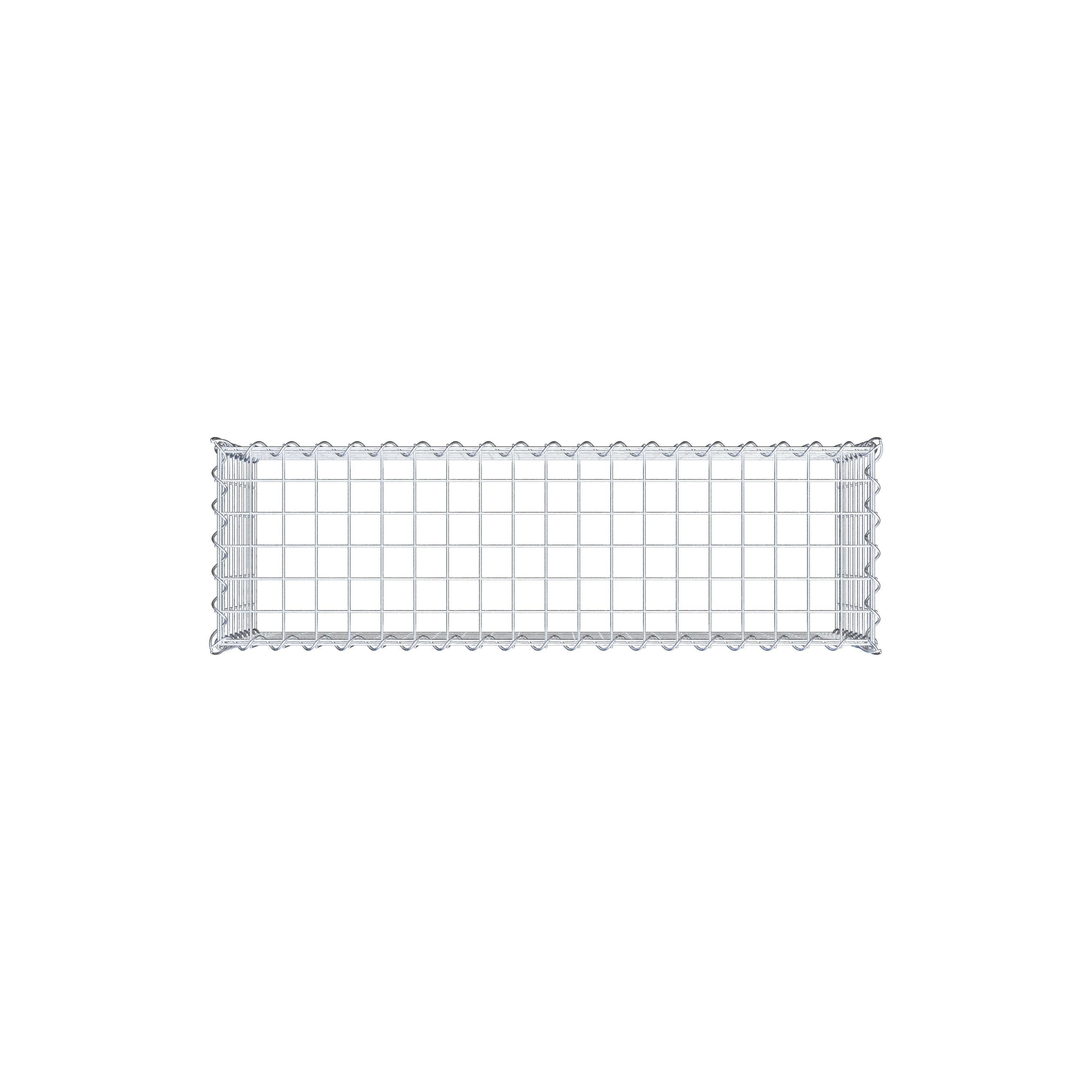 Gabion rapporté type 3 100 cm x 40 cm x 30 cm (L x H x P), mailles 5 cm x 5 cm, spirale