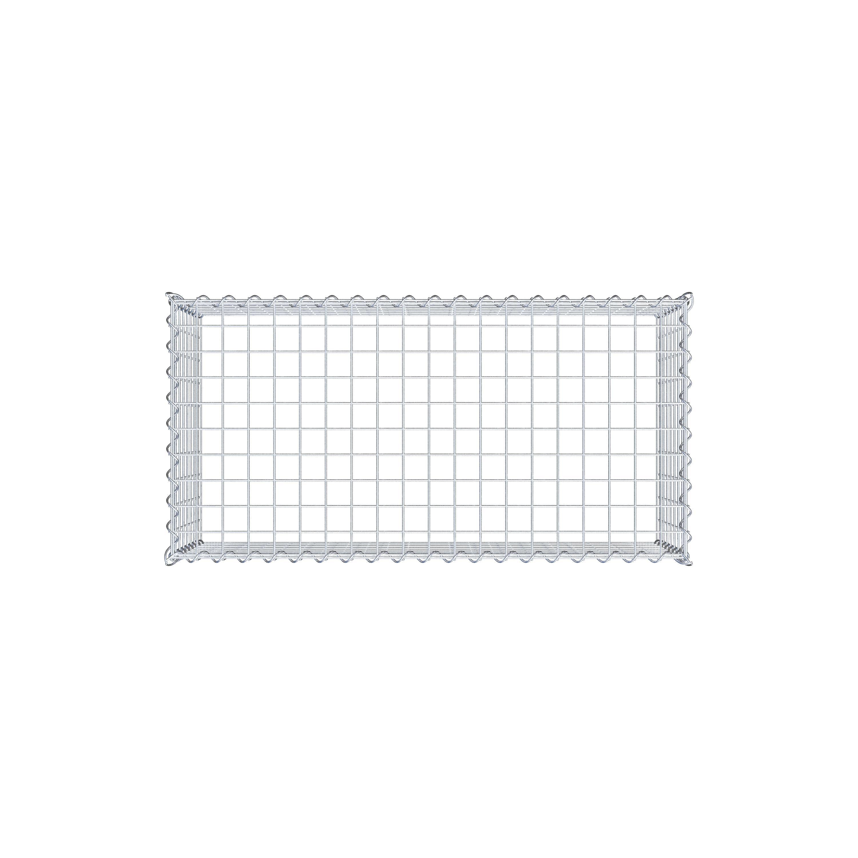 Extra gabion typ 3 100 cm x 40 cm x 50 cm (L x H x D), maskstorlek 5 cm x 5 cm, spiral