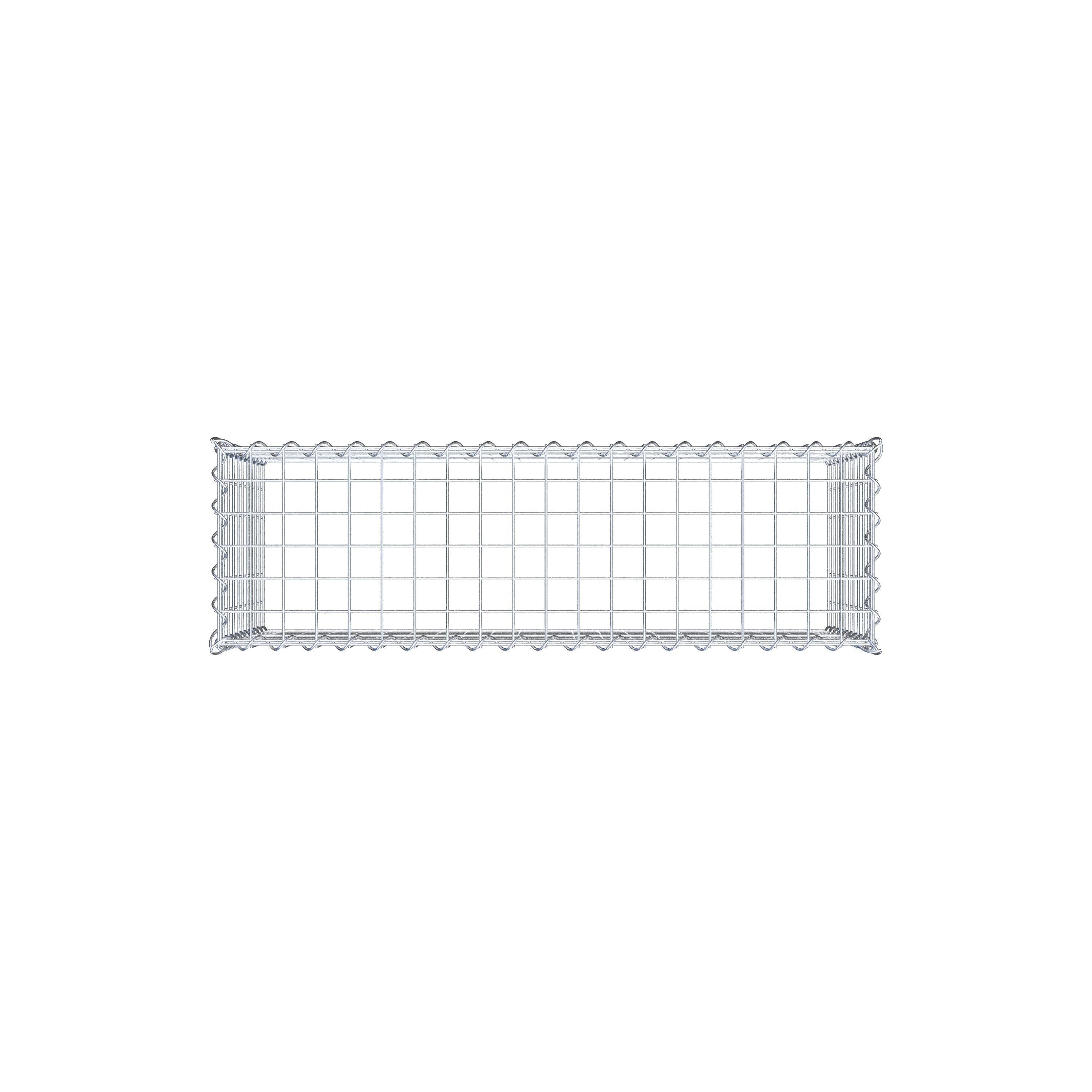 Gabion rapporté type 3 100 cm x 50 cm x 30 cm (L x H x P), mailles 5 cm x 5 cm, spirale