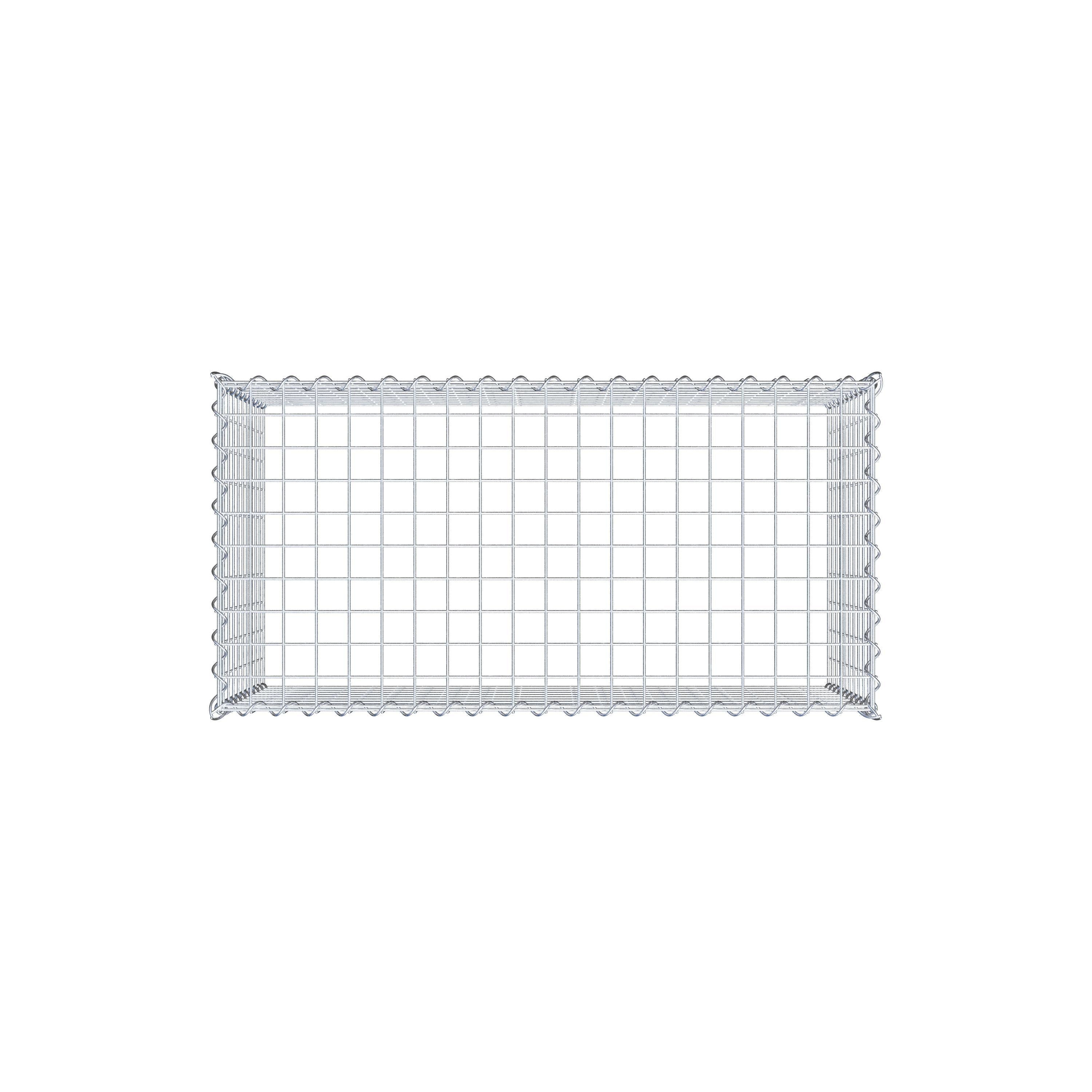 Gabion rapporté type 3 100 cm x 50 cm x 50 cm (L x H x P), mailles 5 cm x 5 cm, spirale