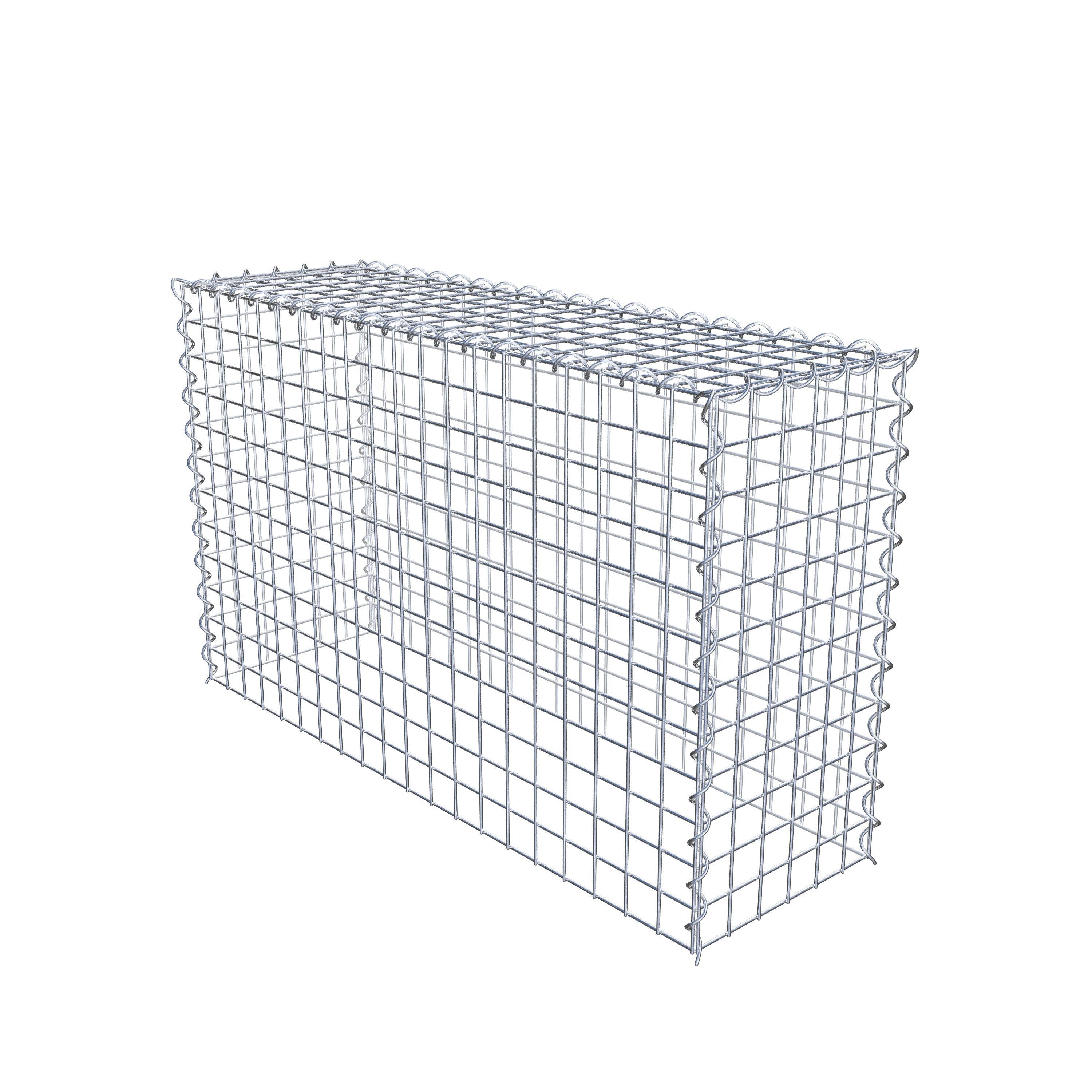 Gabion rapporté type 3 100 cm x 60 cm x 30 cm (L x H x P), mailles 5 cm x 5 cm, spirale