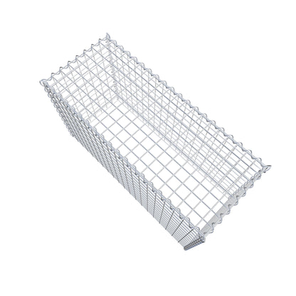 Gabion rapporté type 3 100 cm x 60 cm x 40 cm (L x H x P), mailles 5 cm x 5 cm, spirale