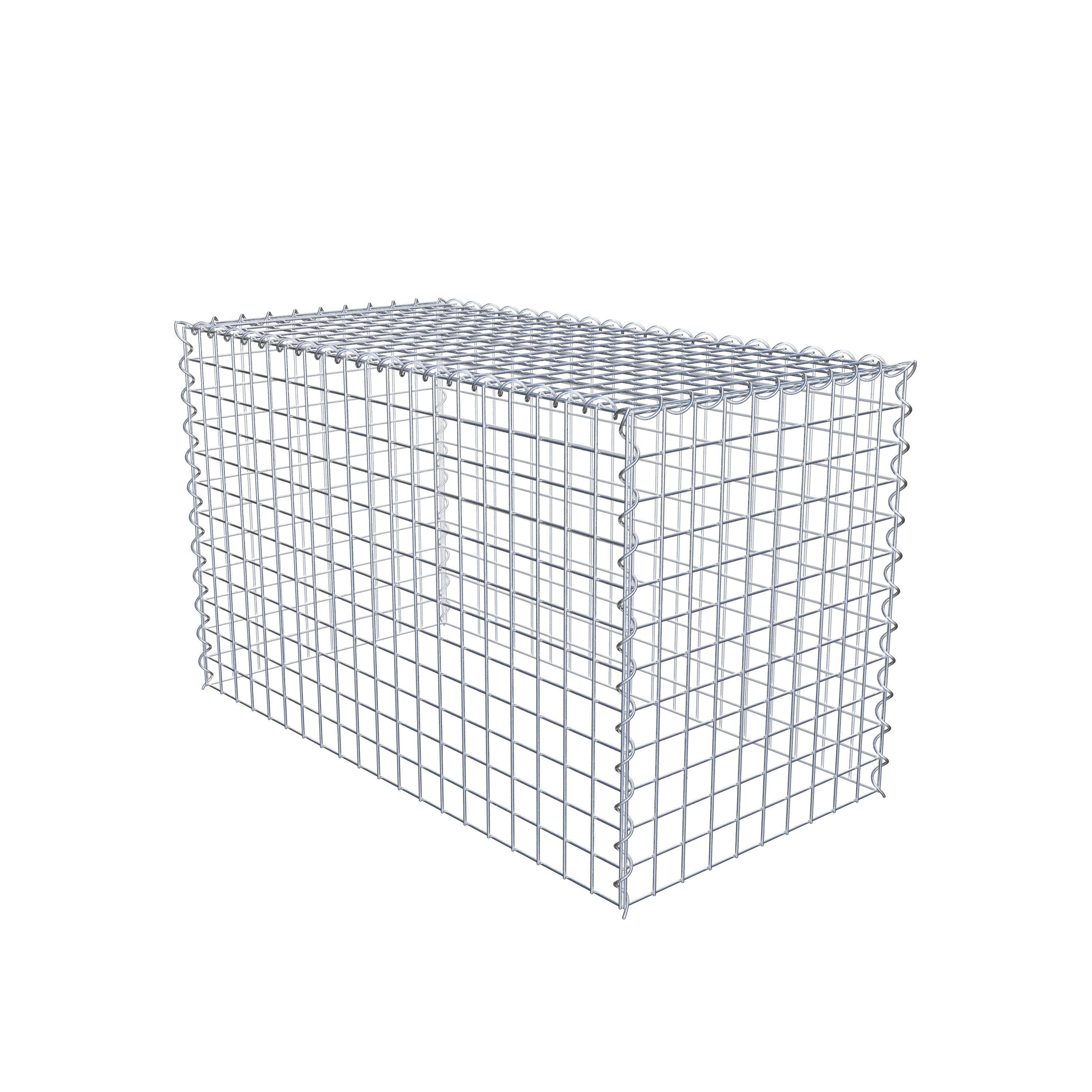 Extra gabion typ 3 100 cm x 60 cm x 50 cm (L x H x D), maskstorlek 5 cm x 5 cm, spiral