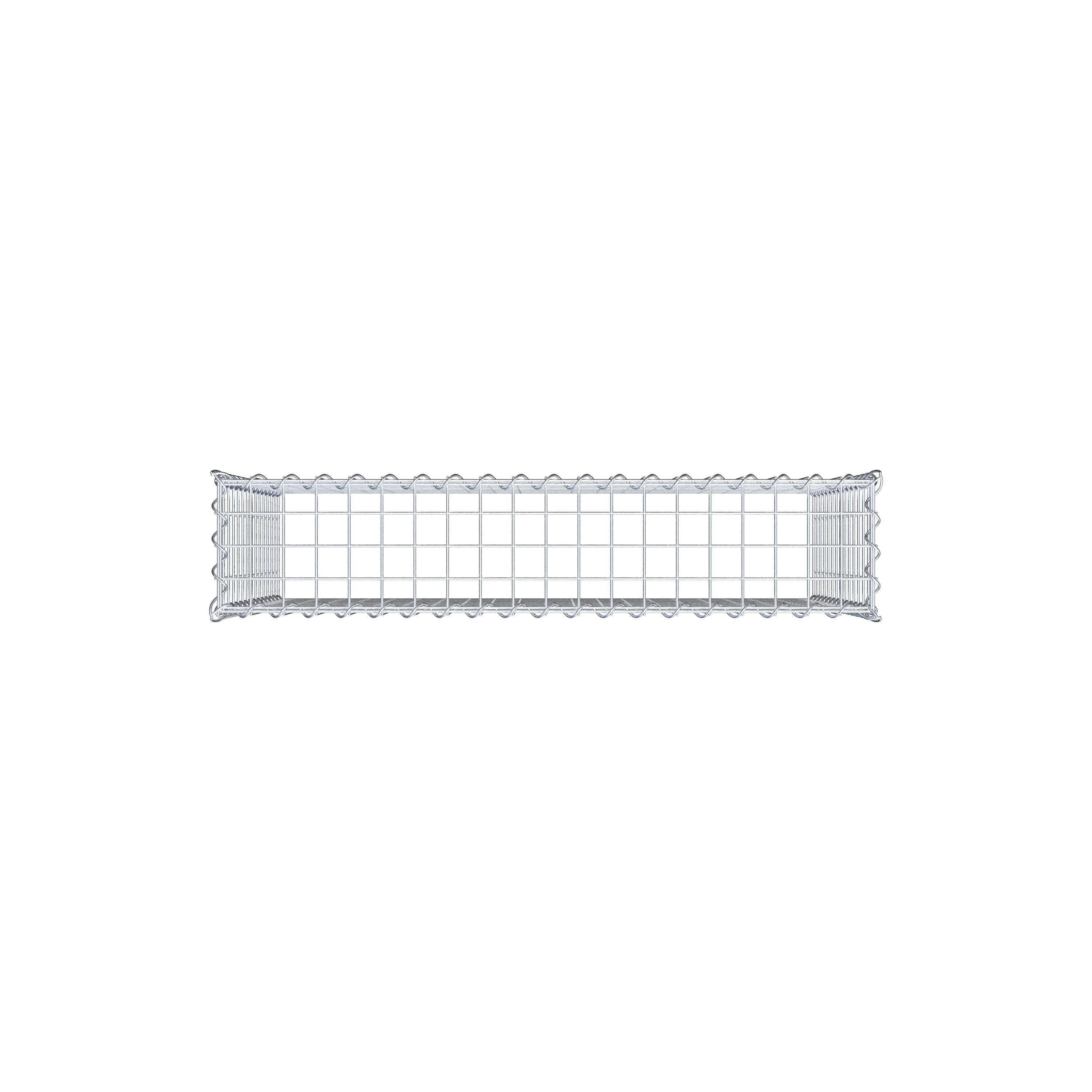 Add-on schanskorf type 3 100 cm x 70 cm x 20 cm (L x H x D), maaswijdte 5 cm x 5 cm, spiraalvormig