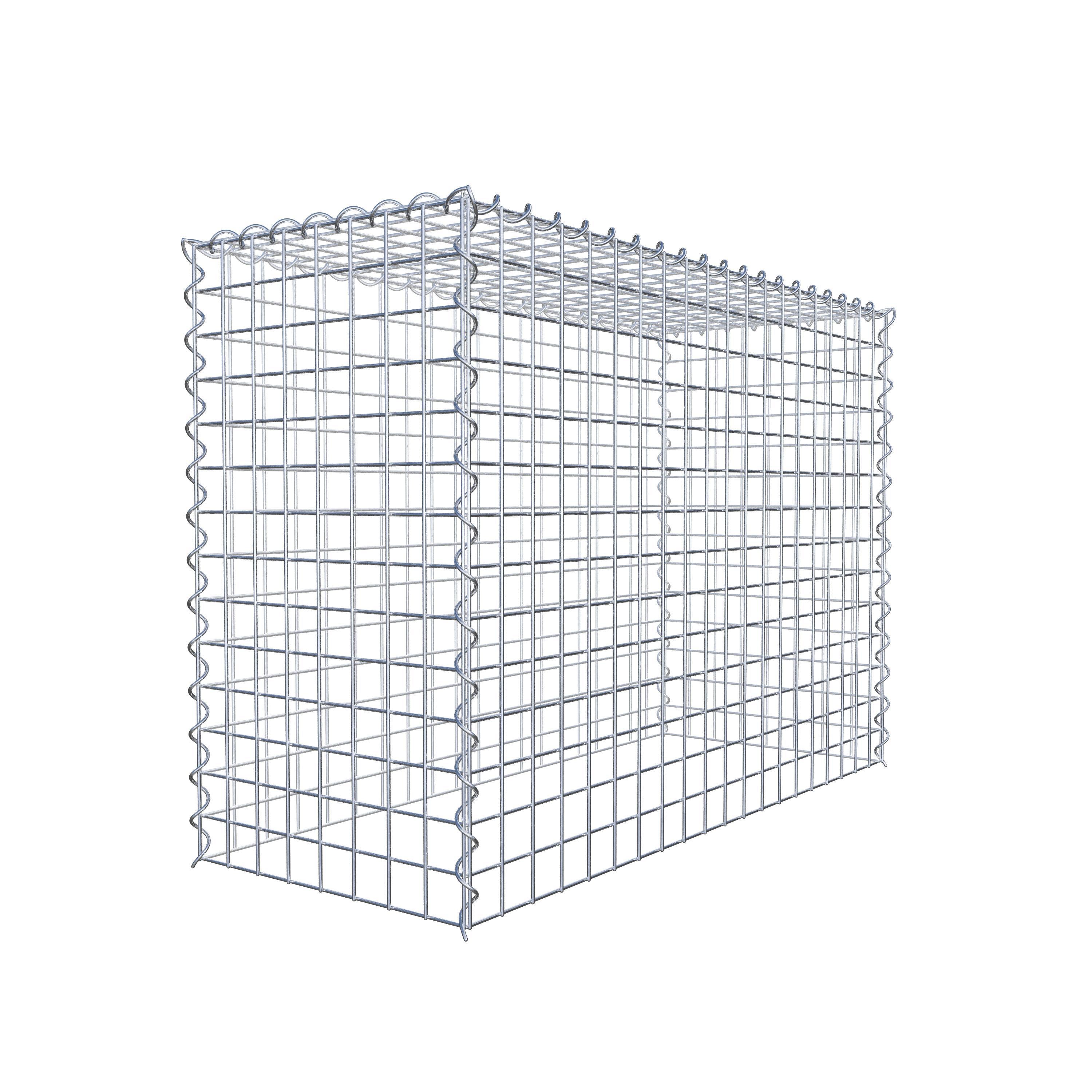 Add-on schanskorf type 3 100 cm x 70 cm x 40 cm (L x H x D), maaswijdte 5 cm x 5 cm, spiraalvormig