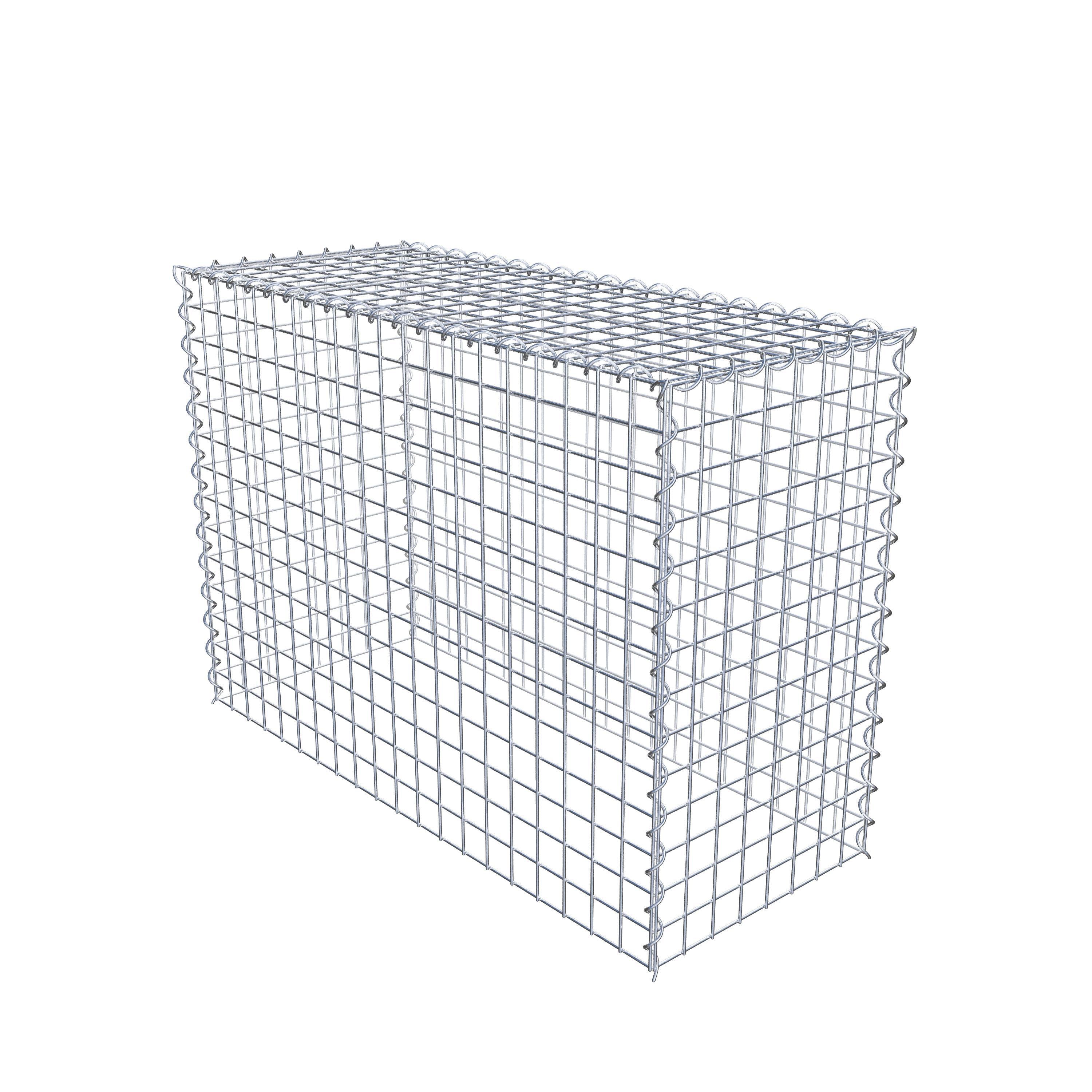 Extra gabion typ 3 100 cm x 70 cm x 40 cm (L x H x D), maskstorlek 5 cm x 5 cm, spiral