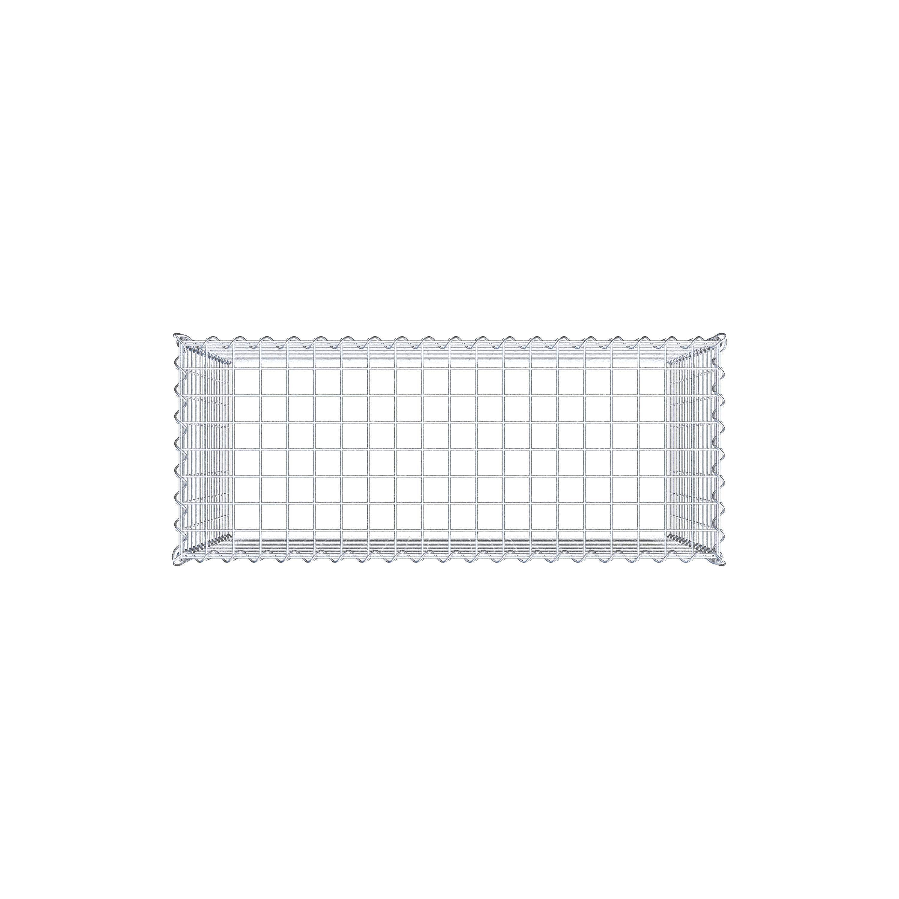 Gabion rapporté type 3 100 cm x 70 cm x 40 cm (L x H x P), mailles 5 cm x 5 cm, spirale