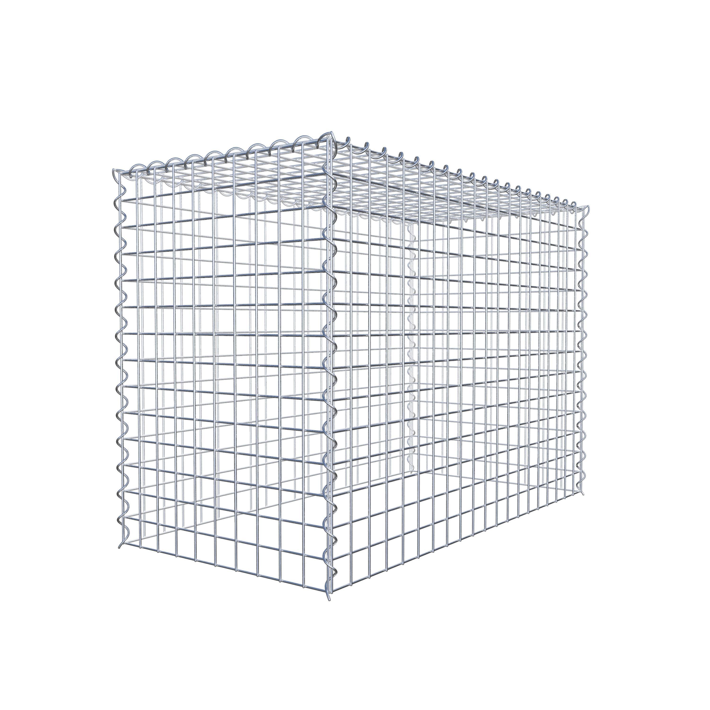 Extra gabion typ 3 100 cm x 70 cm x 50 cm (L x H x D), maskstorlek 5 cm x 5 cm, spiral