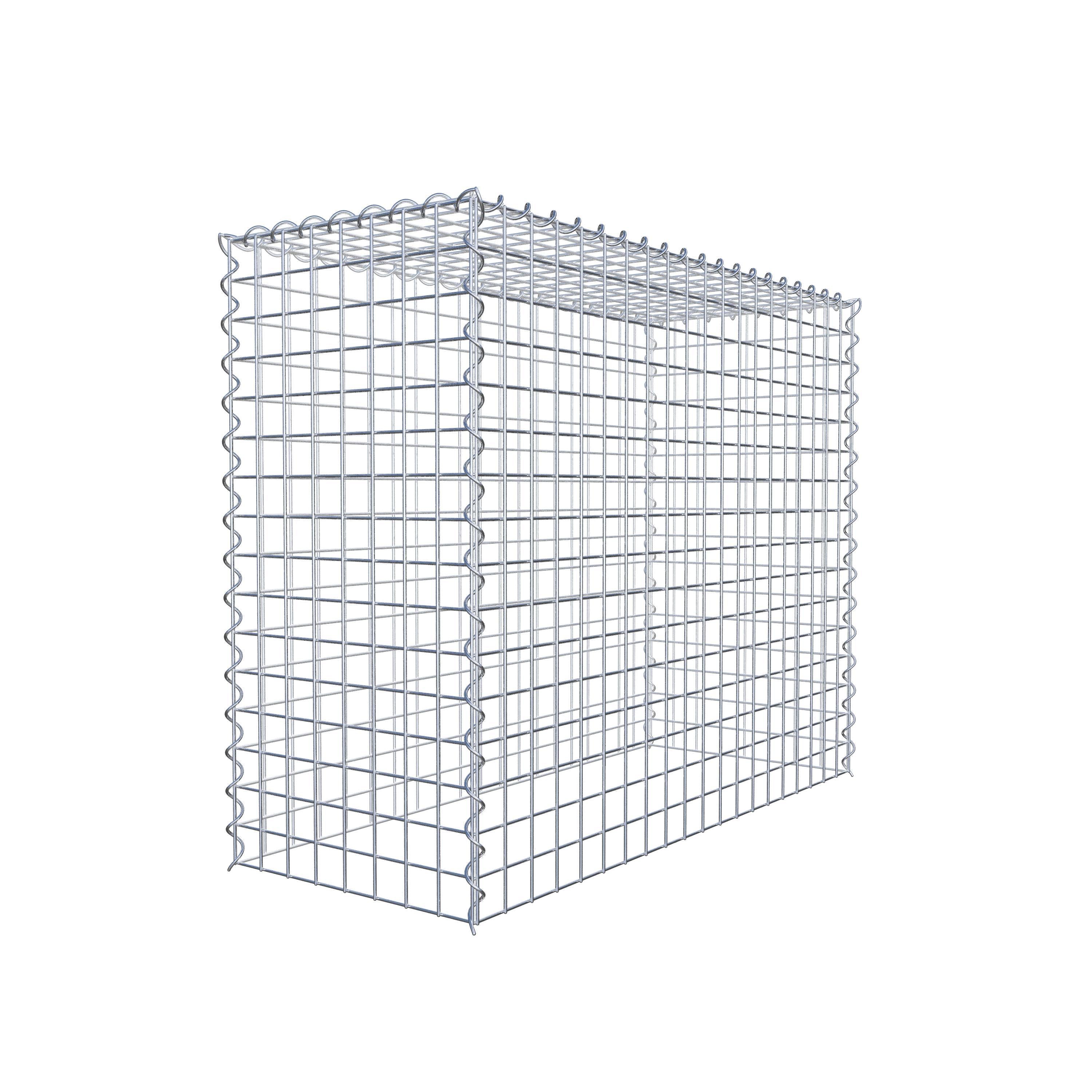 Extra gabion typ 3 100 cm x 80 cm x 40 cm (L x H x D), maskstorlek 5 cm x 5 cm, spiral