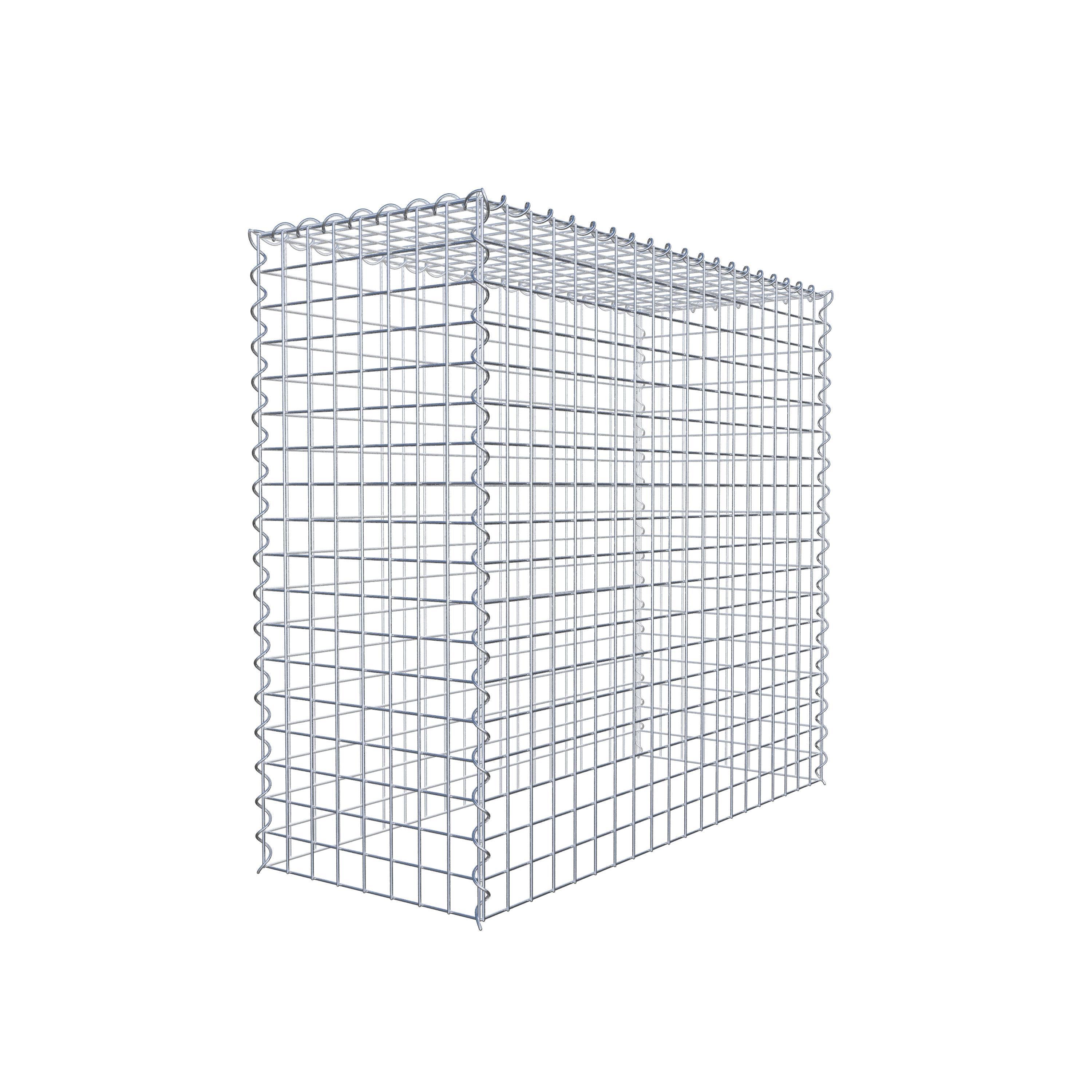 Extra gabion typ 3 100 cm x 90 cm x 40 cm (L x H x D), maskstorlek 5 cm x 5 cm, spiral