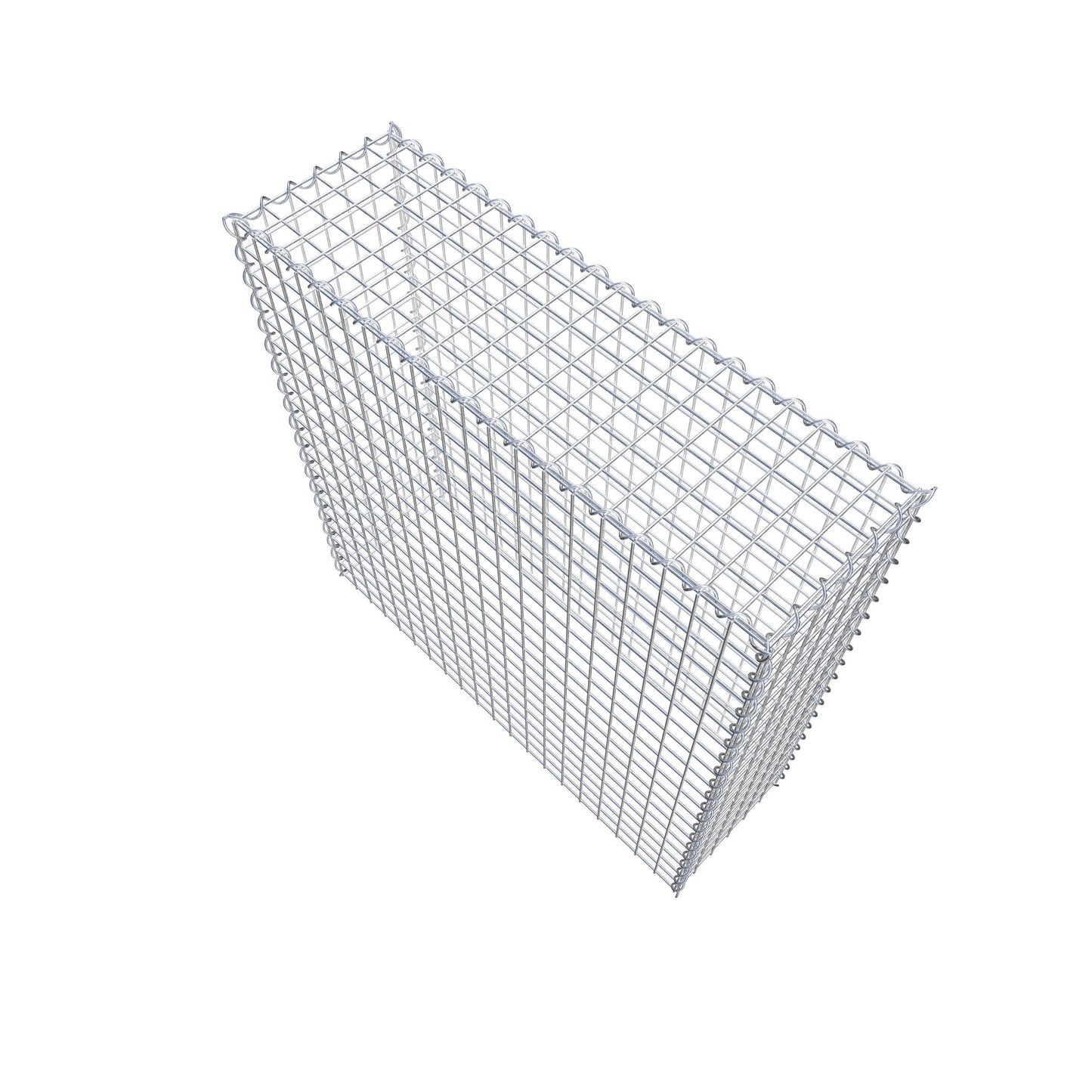Gabião Tipo 3 100 cm x 100 cm x 30 cm (C x A x P), malhagem 5 cm x 5 cm, espiral