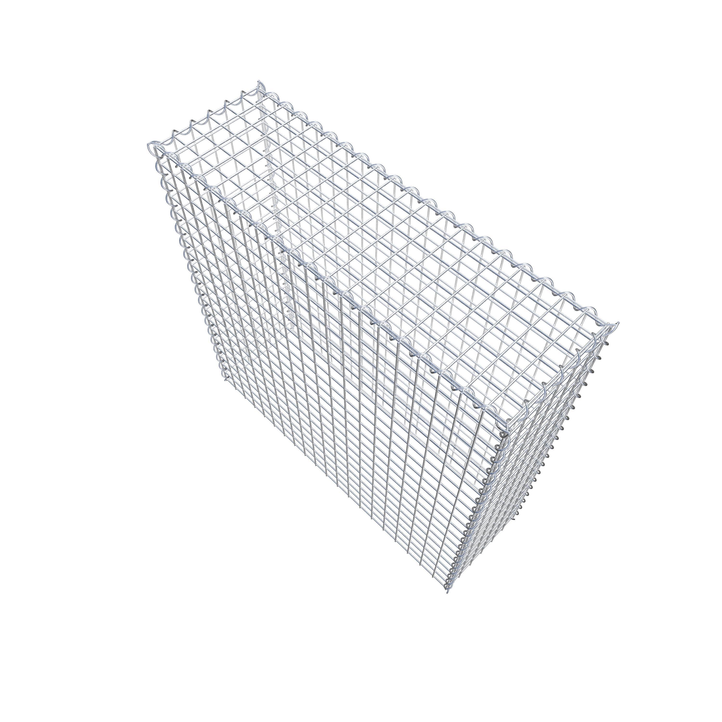 Add-on schanskorf type 3 100 cm x 100 cm x 30 cm (L x H x D), maaswijdte 5 cm x 5 cm, spiraalvormig