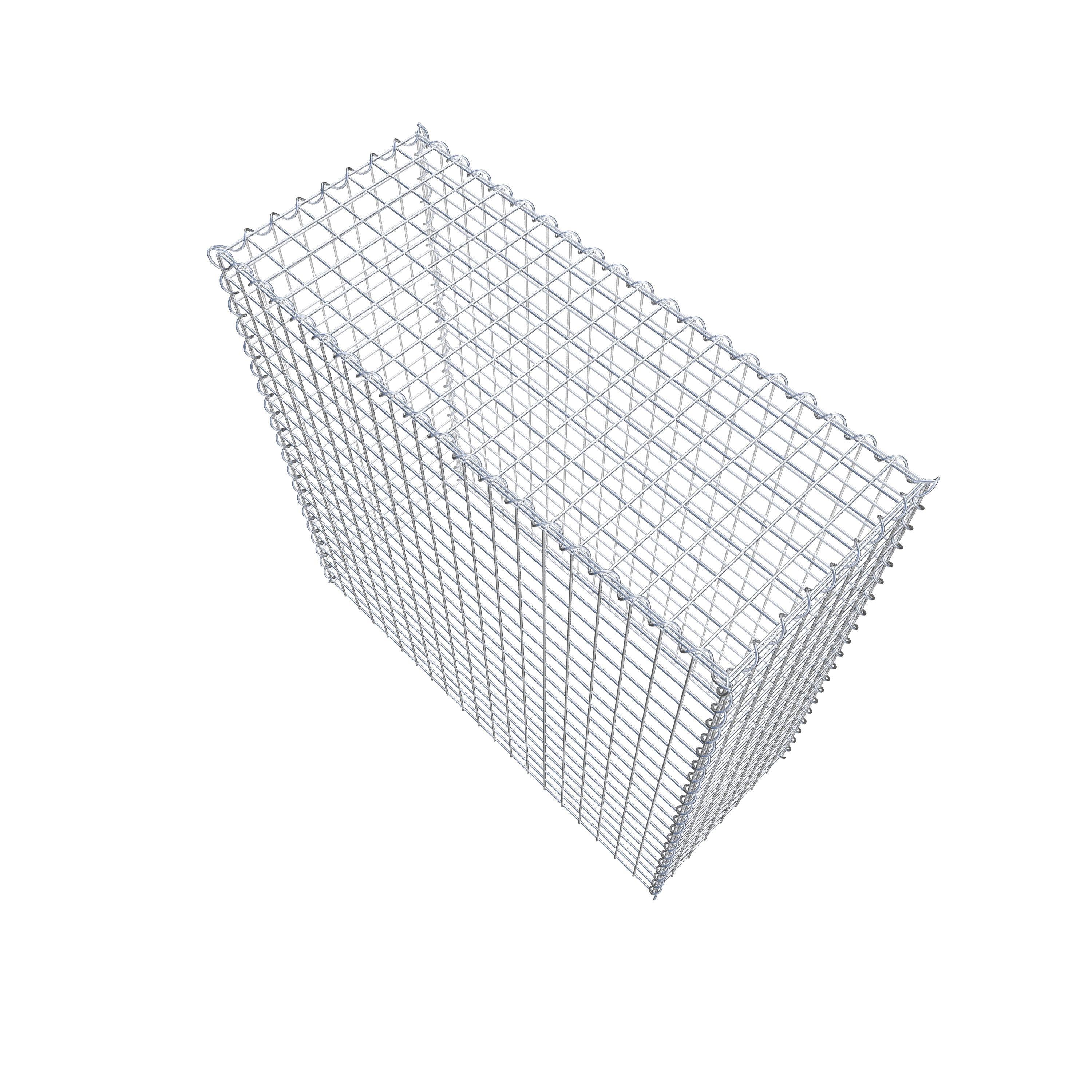 Add-on schanskorf type 3 100 cm x 100 cm x 40 cm (L x H x D), maaswijdte 5 cm x 5 cm, spiraalvormig