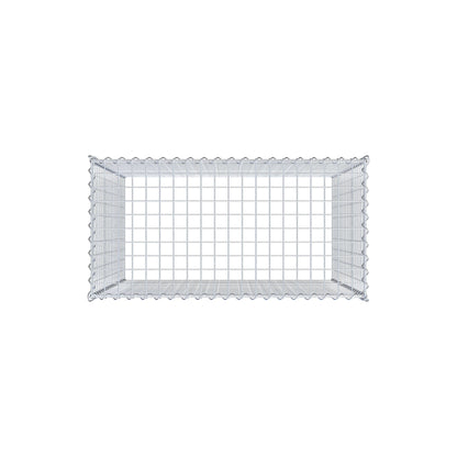 Gabião Tipo 3 100 cm x 100 cm x 50 cm (C x A x P), malhagem 5 cm x 5 cm, espiral