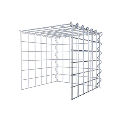 Anbaugabione Typ 4 30 cm x 30 cm x 30 cm (L x H x T), Maschenweite 5 cm x 5 cm, Spirale