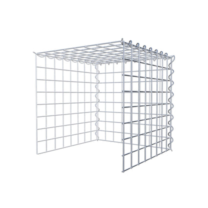 Fourche rapportée type 4 40 cm x 40 cm x 40 cm (L x H x P), mailles 5 cm x 5 cm, spirale