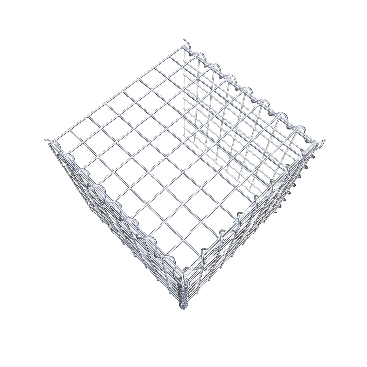 Fourche rapportée type 4 40 cm x 40 cm x 40 cm (L x H x P), mailles 5 cm x 5 cm, spirale