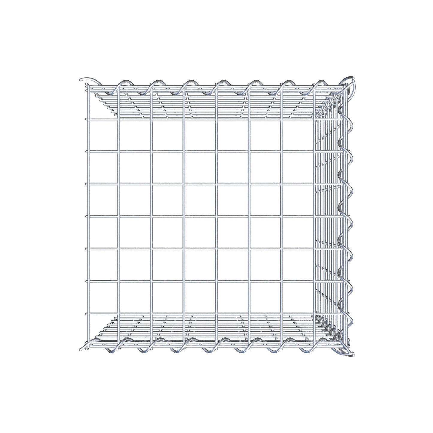 Fourche rapportée type 4 40 cm x 40 cm x 40 cm (L x H x P), mailles 5 cm x 5 cm, spirale