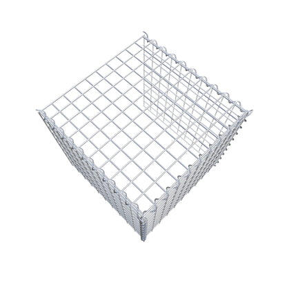 Gabião tipo 4 50 cm x 50 cm x 50 cm (C x A x P), malhagem 5 cm x 5 cm, espiral