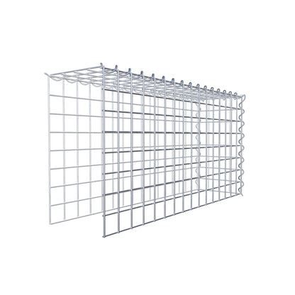 Monteret gabion type 4 80 cm x 40 cm x 20 cm (L x H x D), maskestørrelse 5 cm x 5 cm, spiral