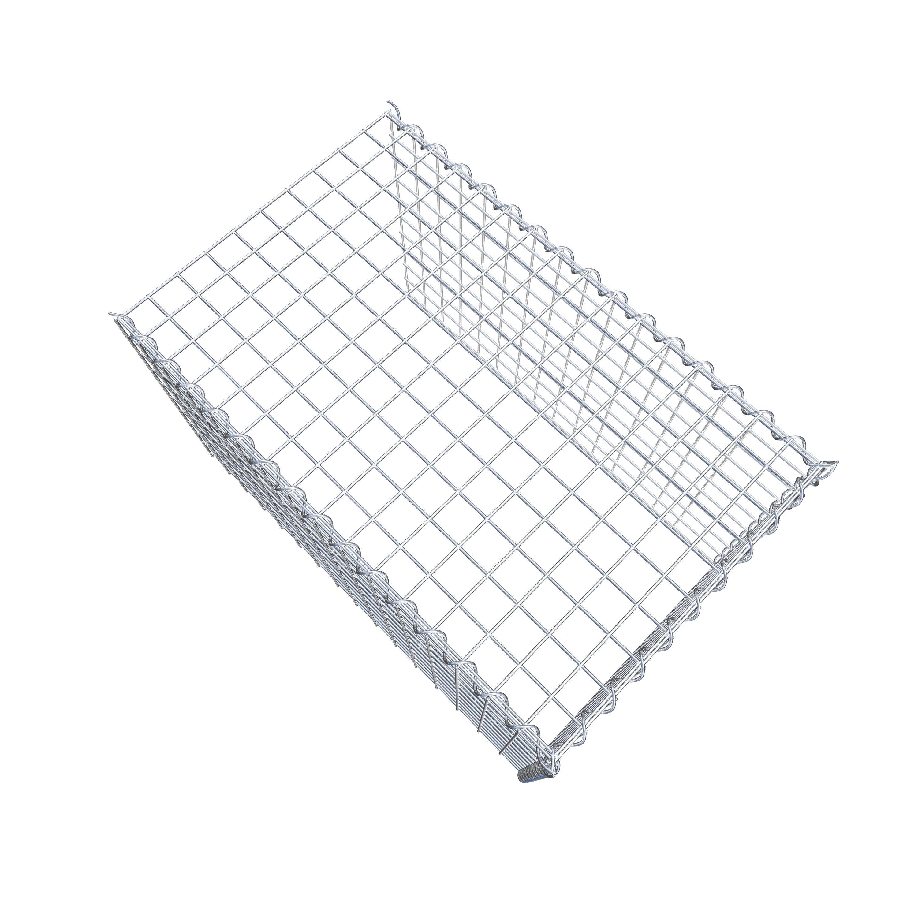 Extra gabion typ 4 80 cm x 50 cm x 50 cm (L x H x D), maskstorlek 5 cm x 5 cm, spiral