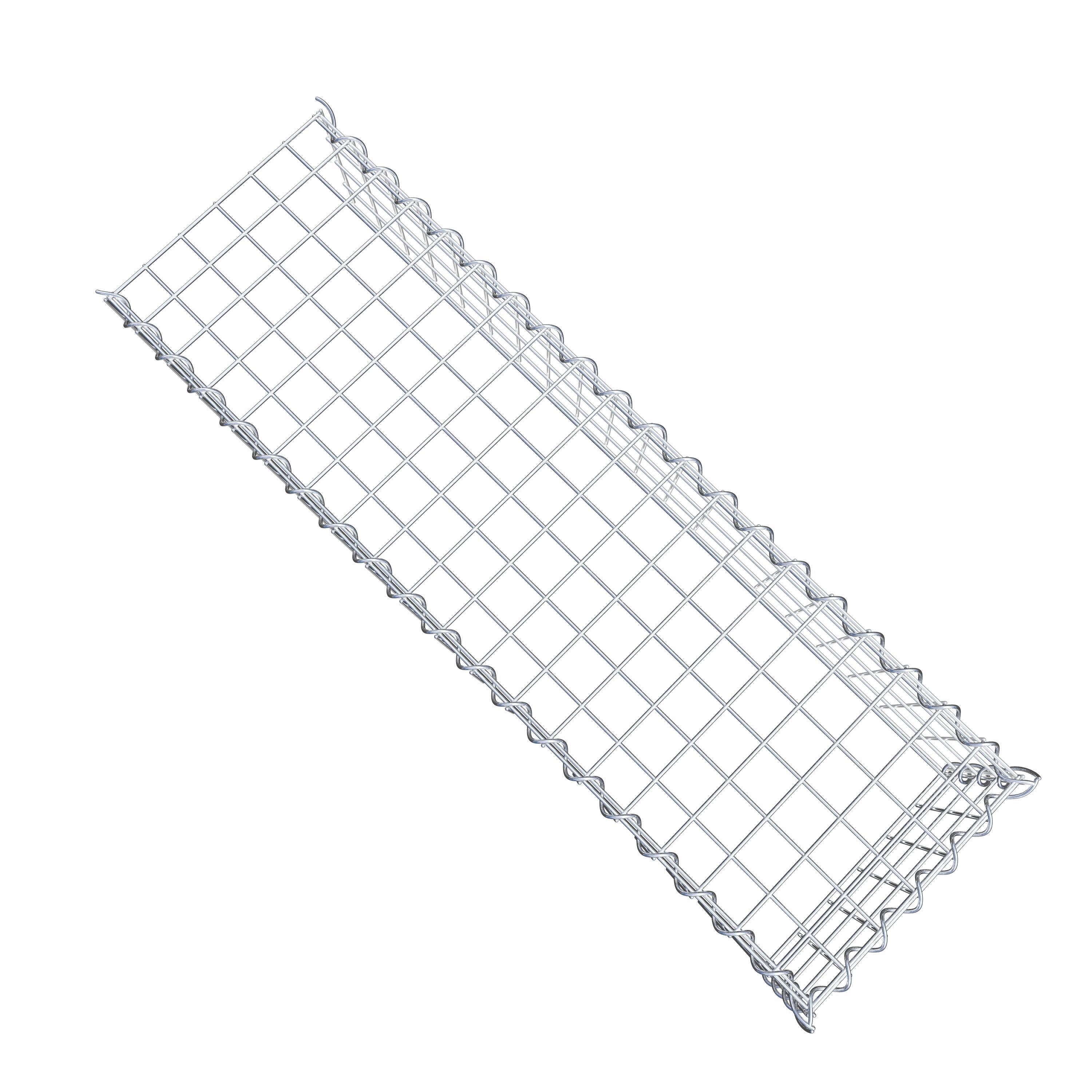 Extra gabion typ 4 100 cm x 20 cm x 30 cm (L x H x D), maskstorlek 5 cm x 5 cm, spiral