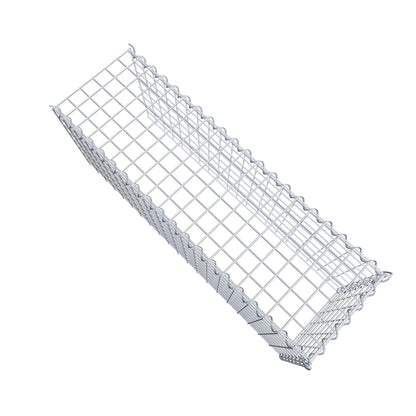 Gabion rapporté type 4 100 cm x 40 cm x 30 cm (L x H x P), mailles 5 cm x 5 cm, spirale