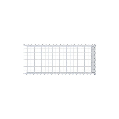 Opvokset gabion type 4 100 cm x 40 cm x 40 cm (L x H x D), maskestørrelse 5 cm x 5 cm, spiral