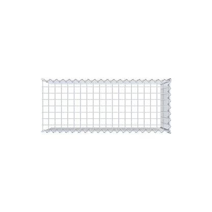 Gabion rapporté type 4 100 cm x 50 cm x 40 cm (L x H x P), mailles 5 cm x 5 cm, spirale