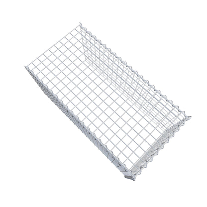 Opvokset gabion type 4 100 cm x 50 cm x 50 cm (L x H x D), maskestørrelse 5 cm x 5 cm, spiral