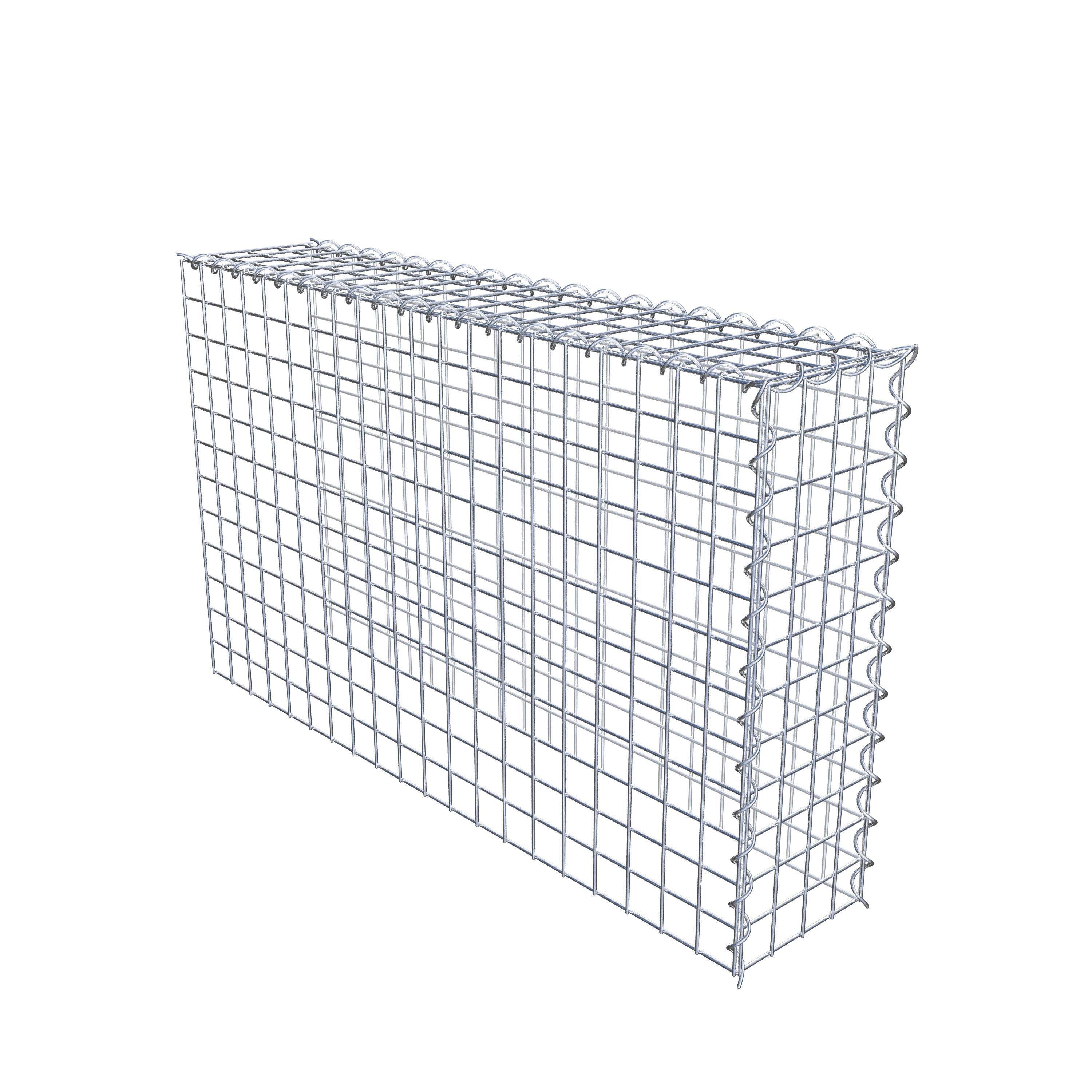 Extra gabion typ 4 100 cm x 60 cm x 20 cm (L x H x D), maskstorlek 5 cm x 5 cm, spiral