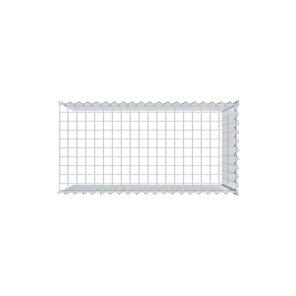 Gabion rapporté type 4 100 cm x 60 cm x 50 cm (L x H x P), mailles 5 cm x 5 cm, spirale