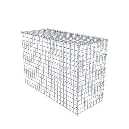 Opvokset gabion type 4 100 cm x 70 cm x 40 cm (L x H x D), maskestørrelse 5 cm x 5 cm, spiral