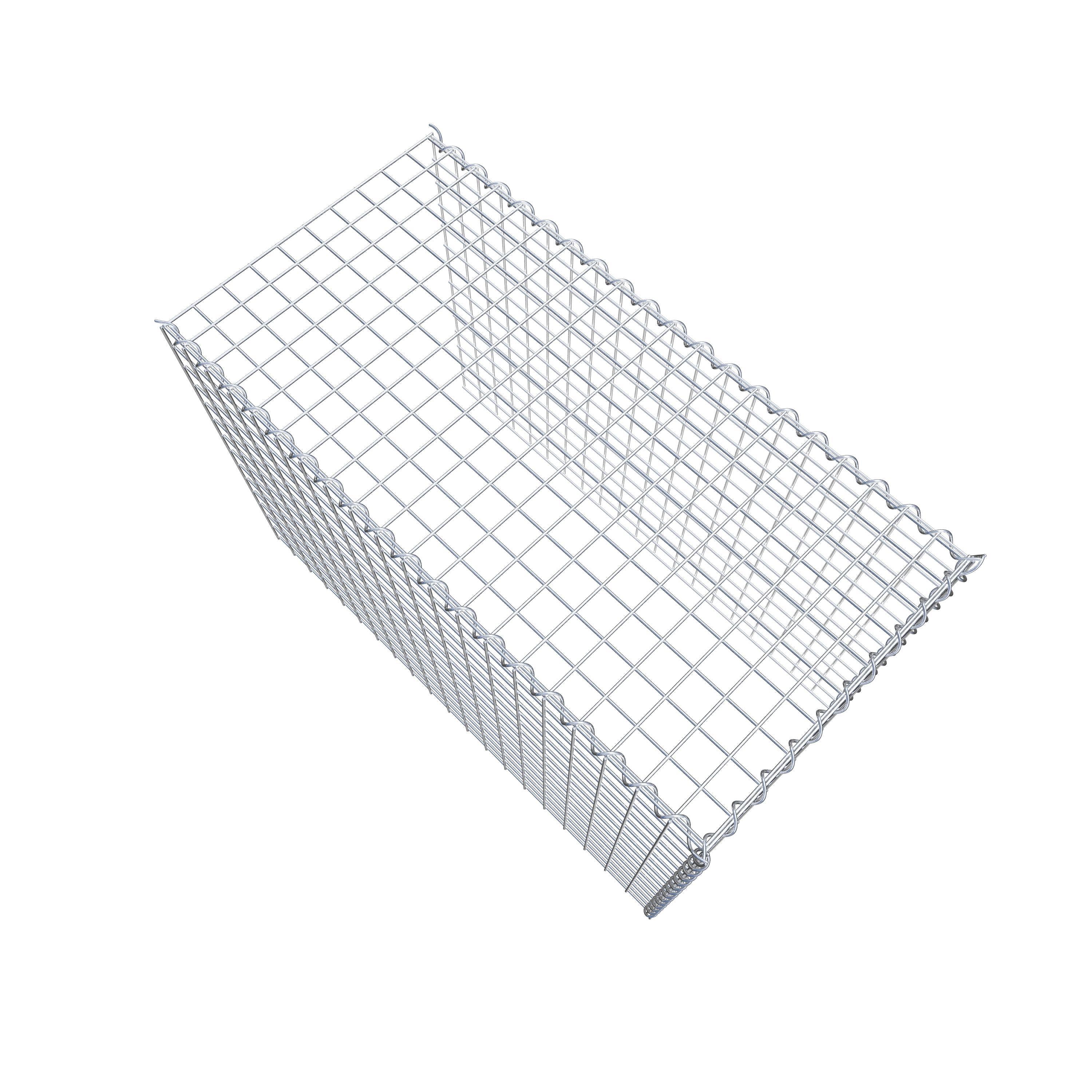 Extra gabion typ 4 100 cm x 70 cm x 50 cm (L x H x D), maskstorlek 5 cm x 5 cm, spiral