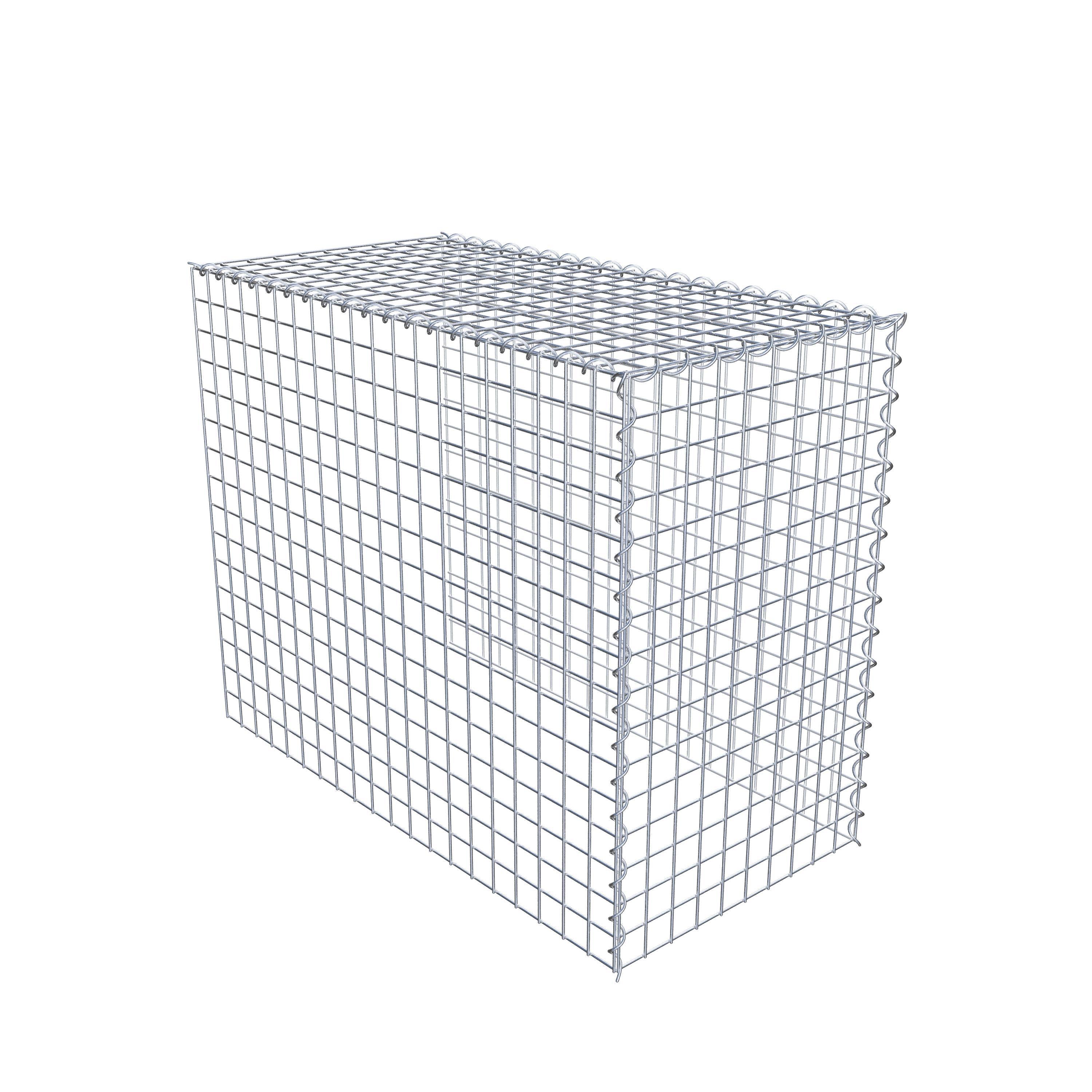 Extra gabion typ 4 100 cm x 80 cm x 50 cm (L x H x D), maskstorlek 5 cm x 5 cm, spiral